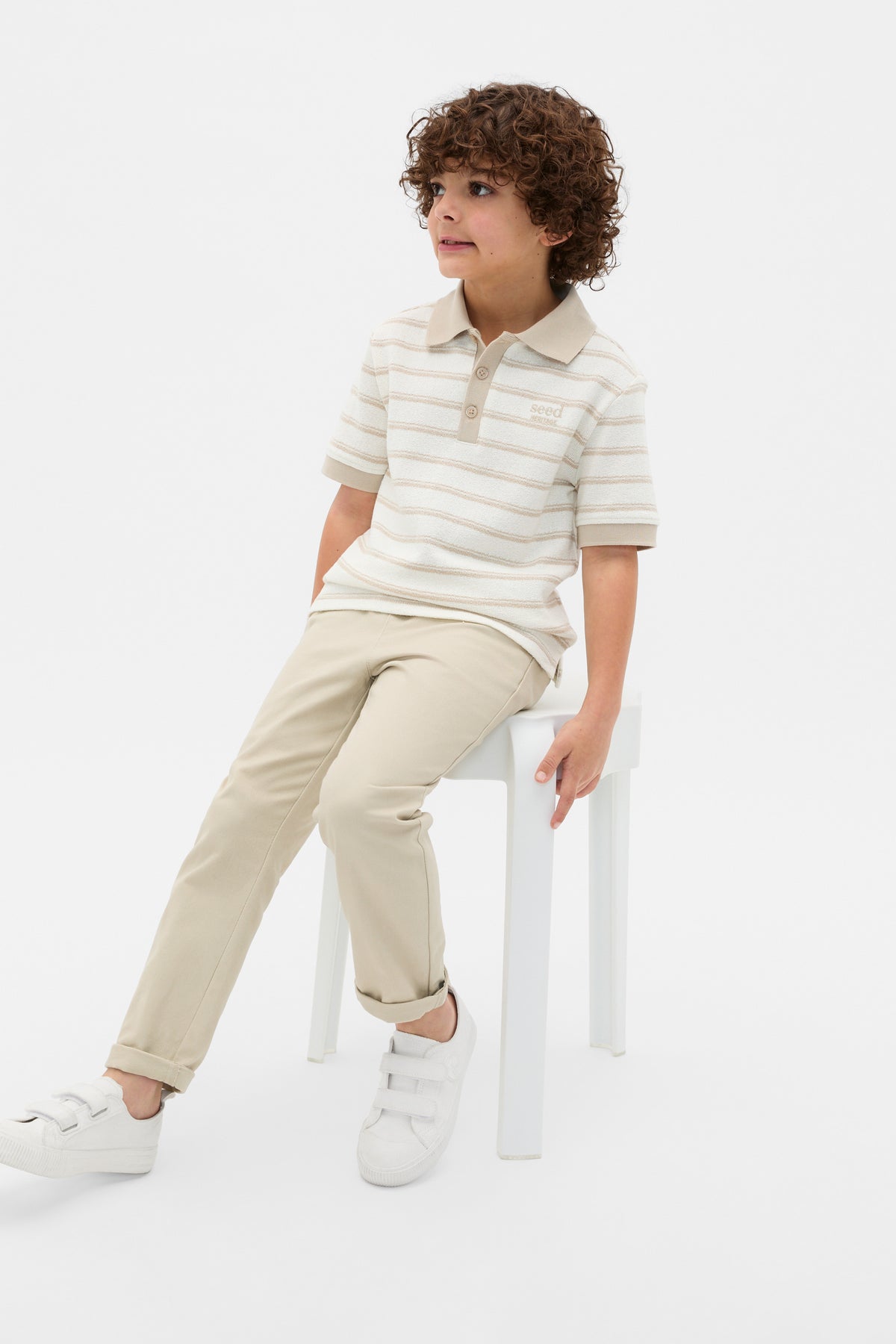 Core Boucle Knit Polo