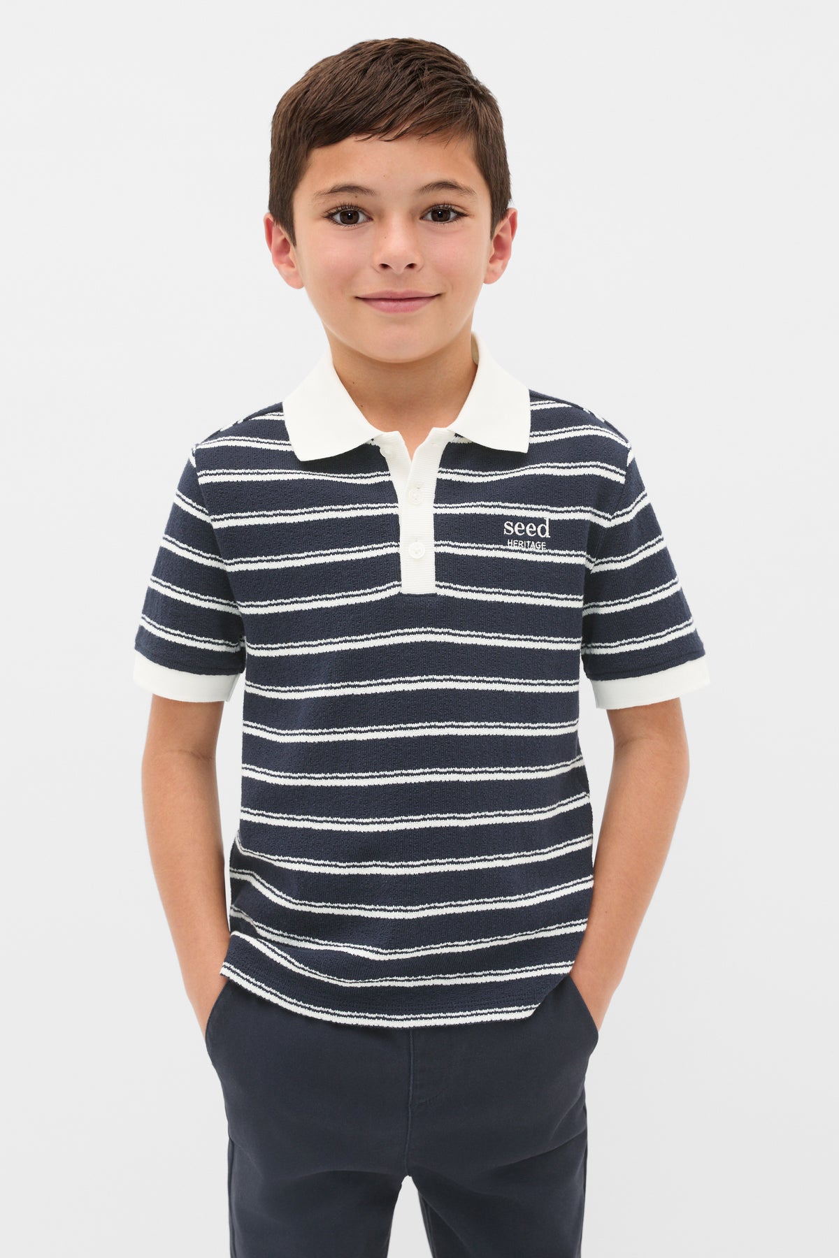 Core Boucle Knit Polo