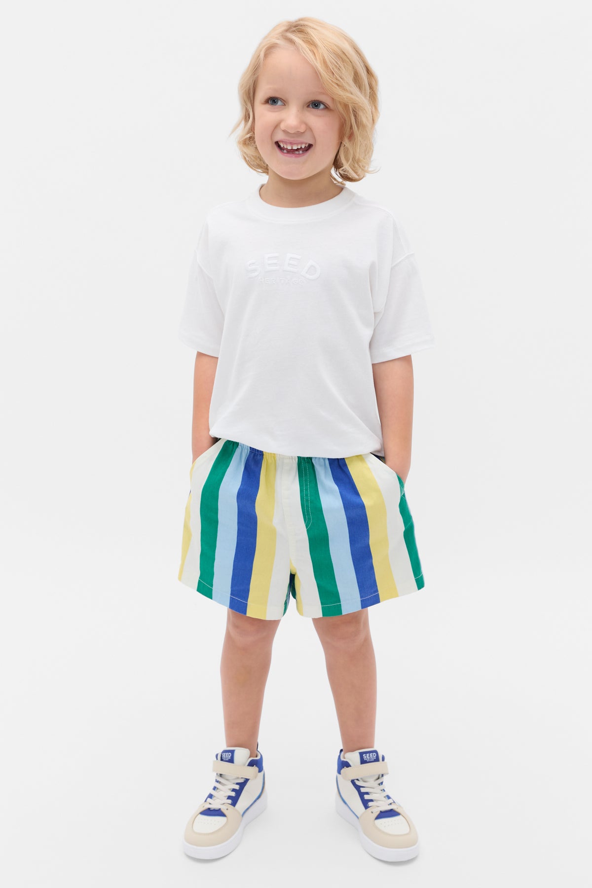 Multi Stripe Vacay Short