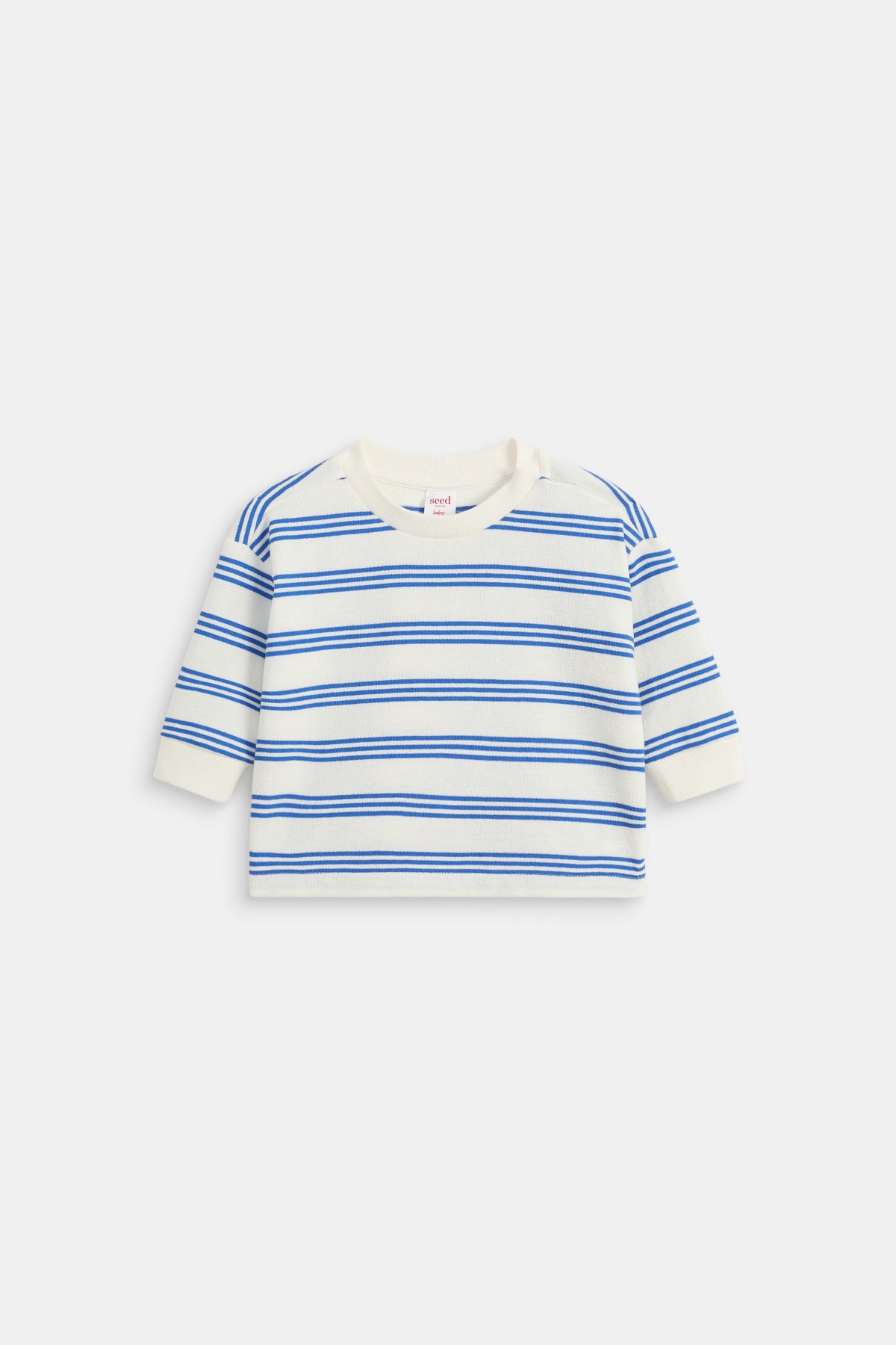 Textured Stripe Sweat