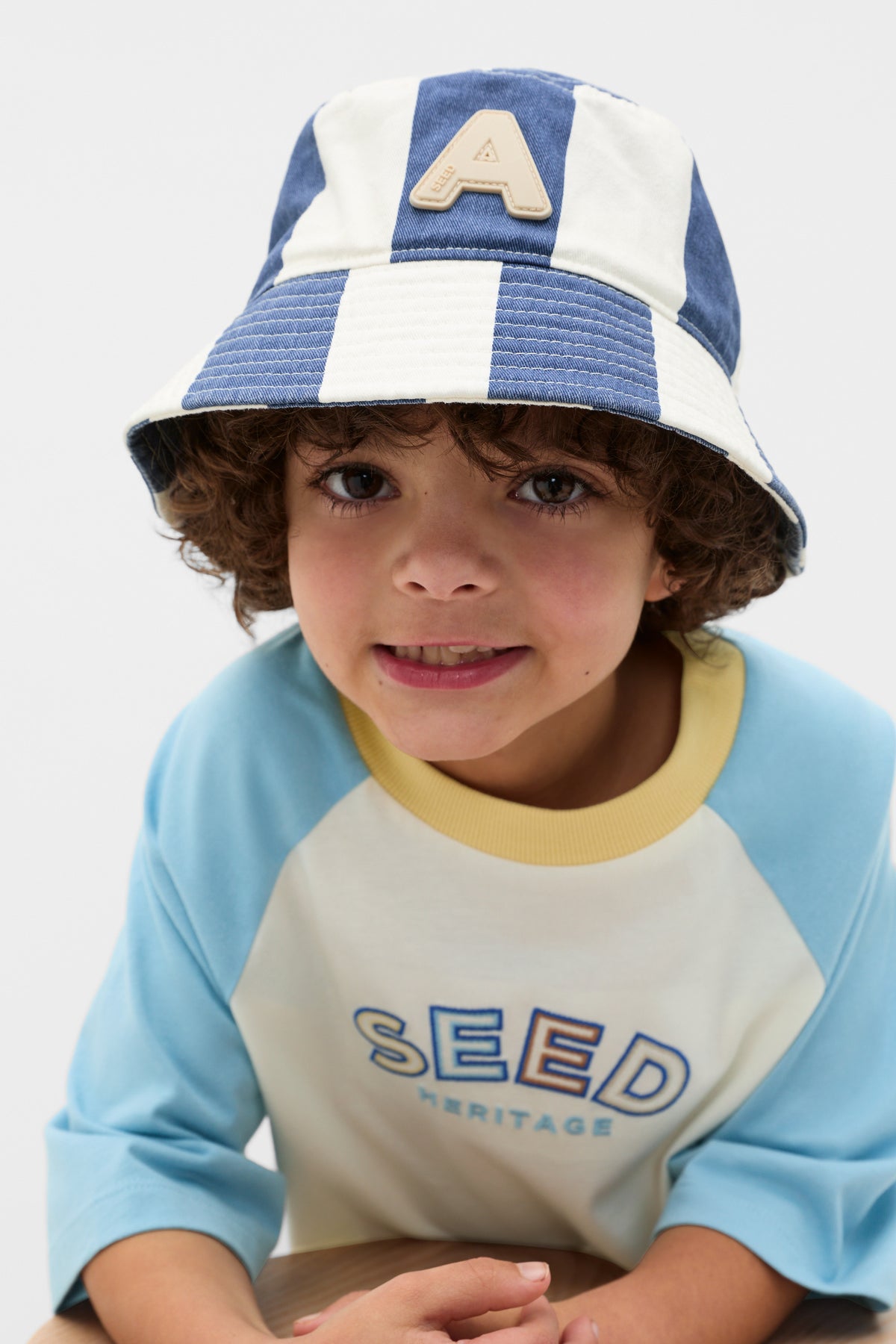 Boys Initial Bucket Hat
