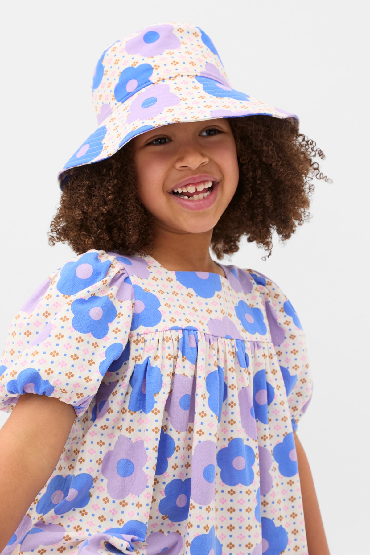 Floral Brimmed Hat