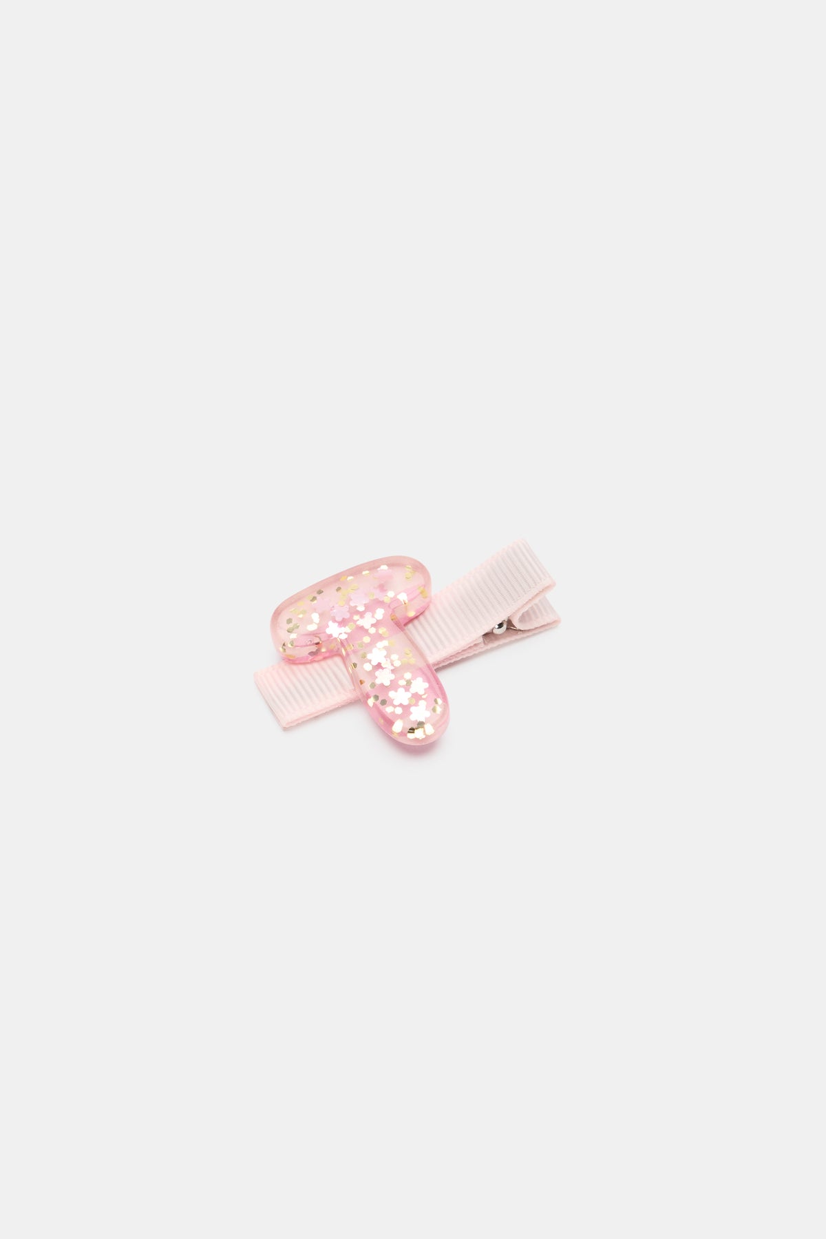 Initial Stripe Duck Clip