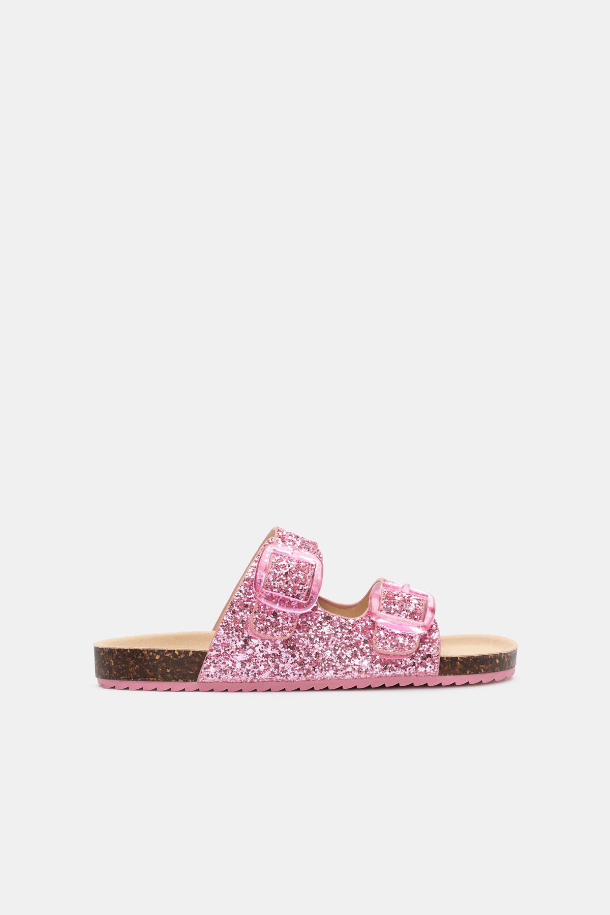 Transparent Buckle Sandal