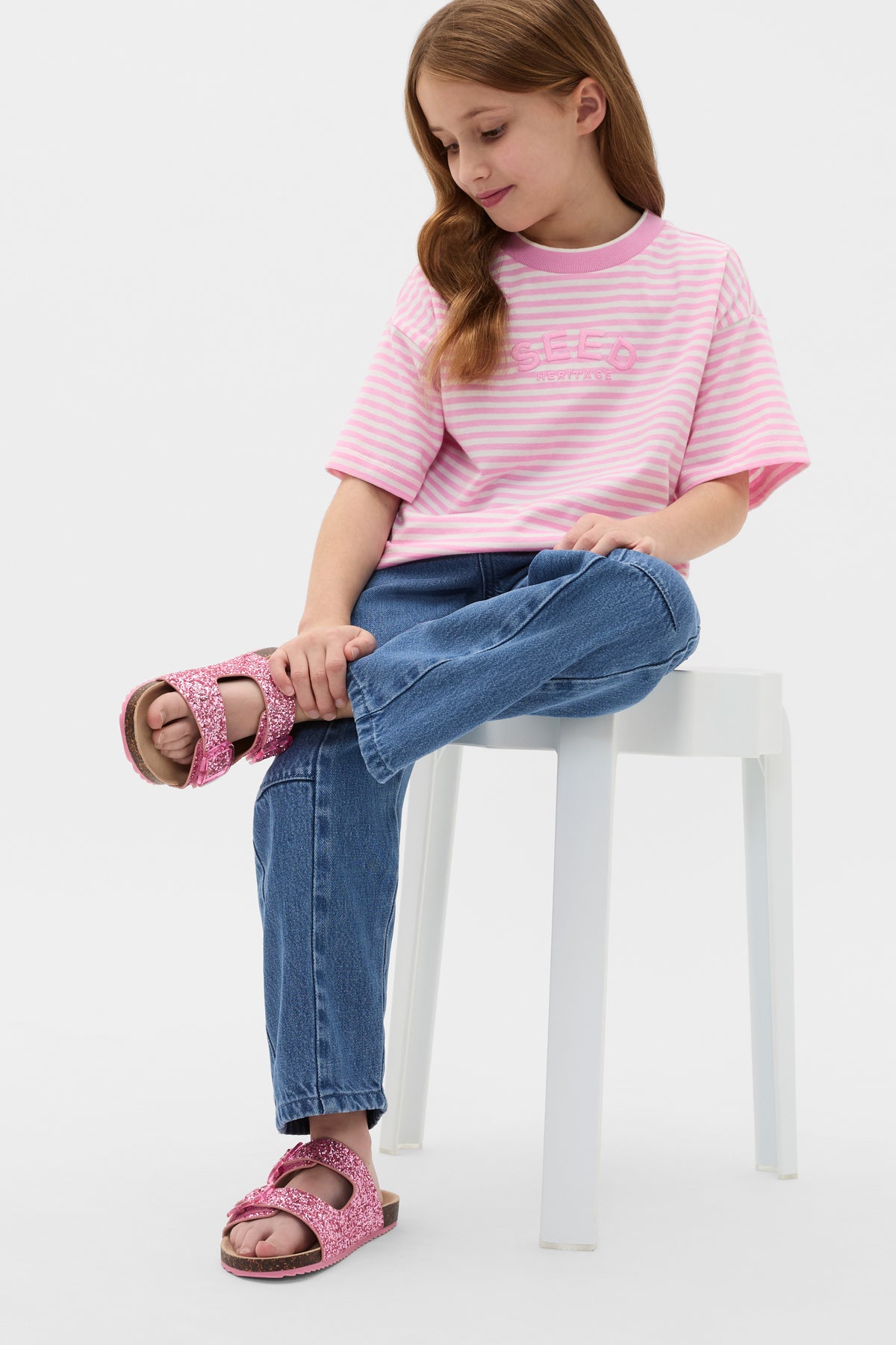 Transparent Buckle Sandal