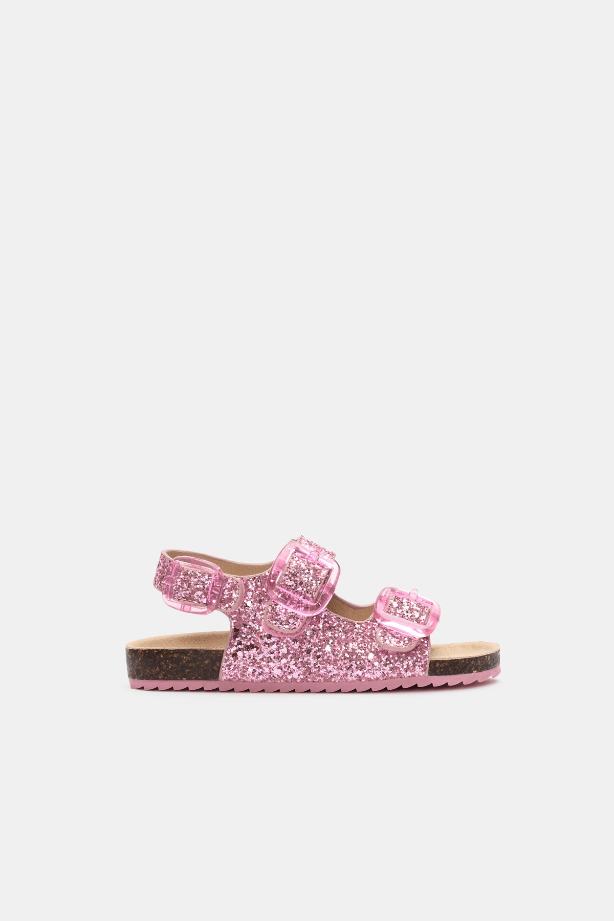Transparent Buckle Sandal