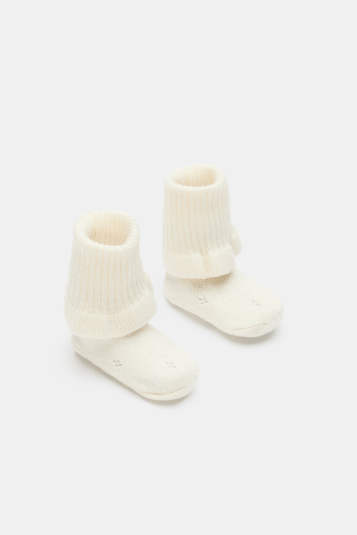 Pointelle Knit Booties
