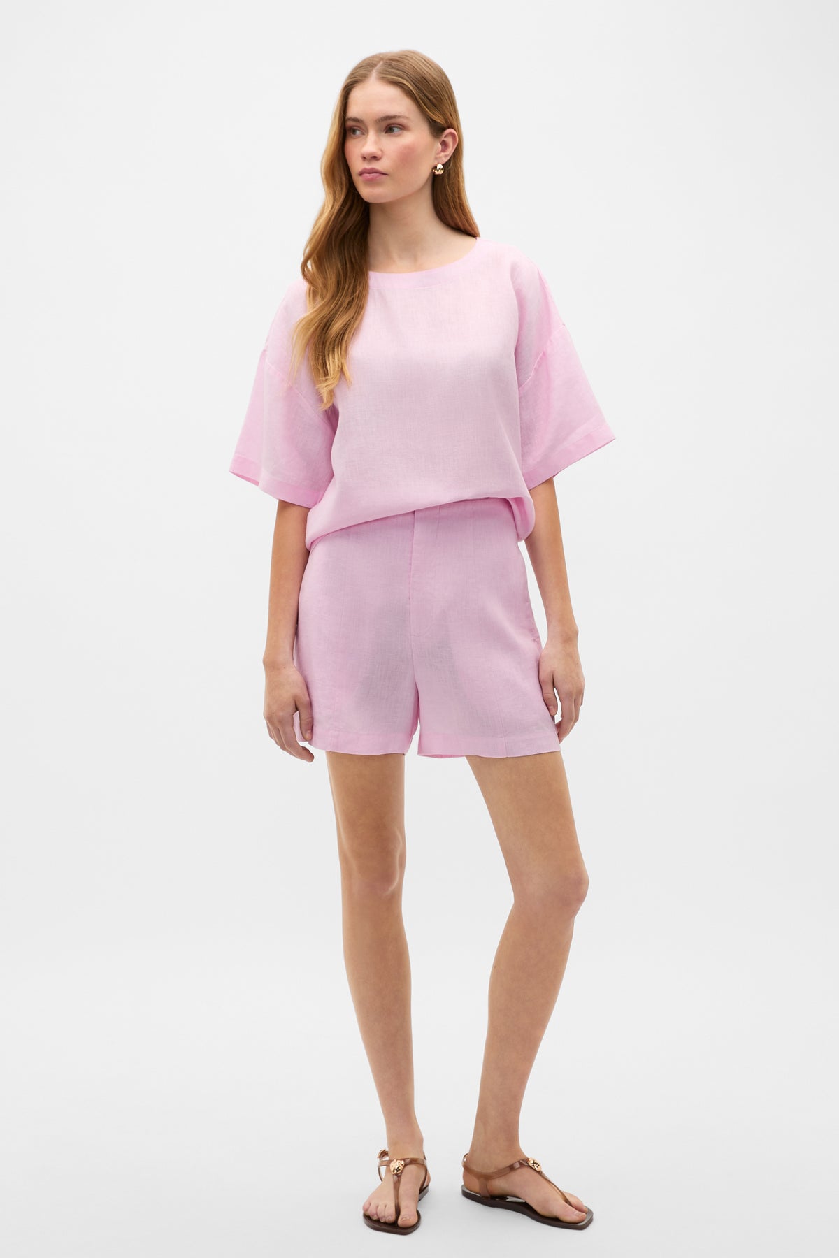 Core Linen High Rise Short