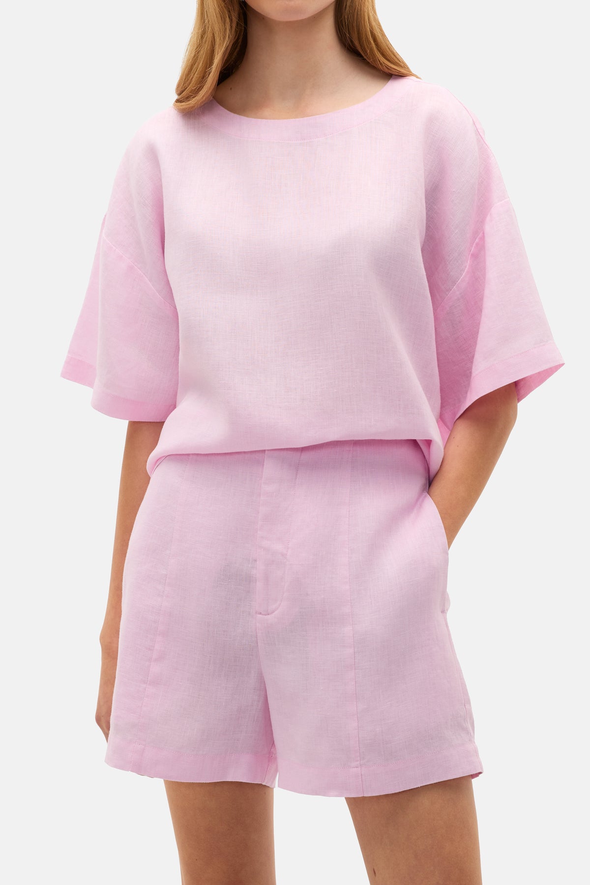 Core Linen High Rise Short
