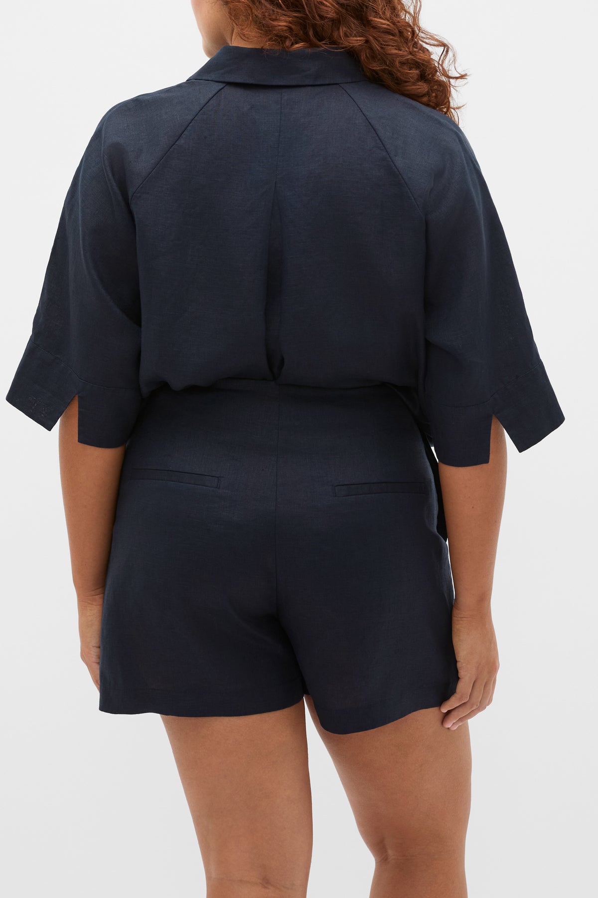 Core Linen High Rise Short