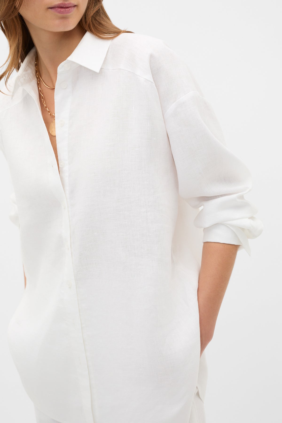 Core Linen Oversized Shirt