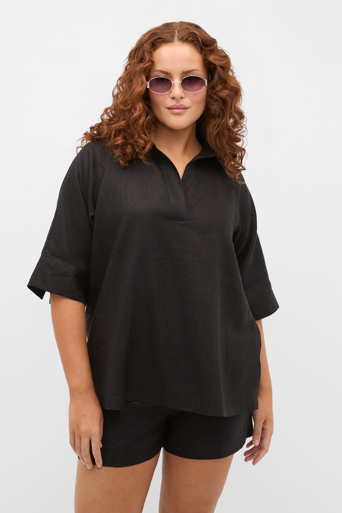 Core Linen Half Placket Popover