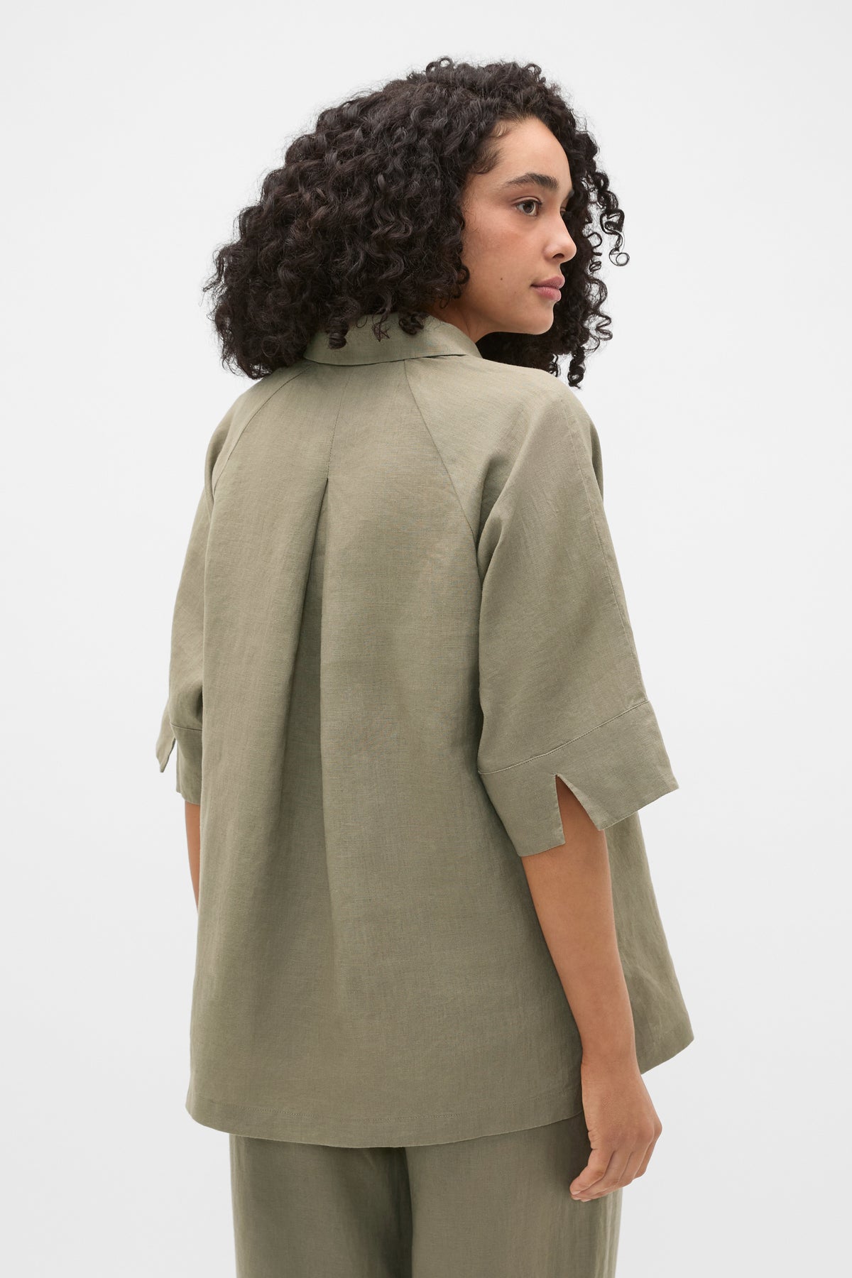 Core Linen Half Placket Popover