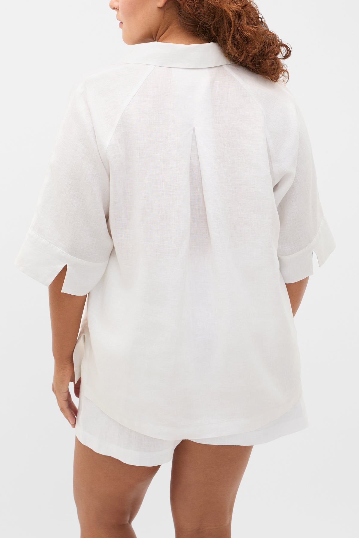 Core Linen Half Placket Popover