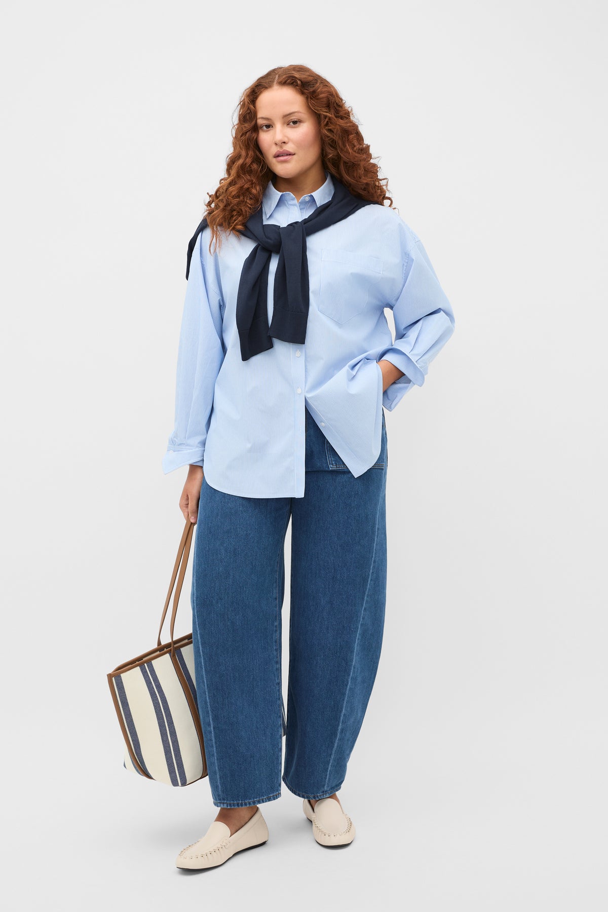 Poplin Stripe Shirt