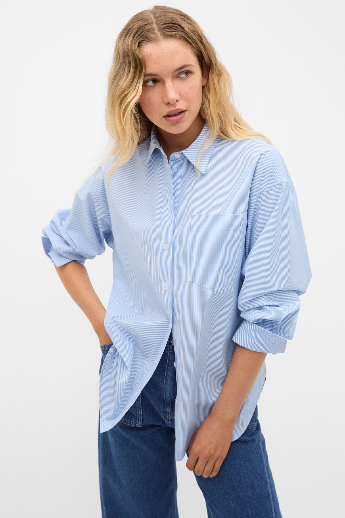 Poplin Stripe Shirt
