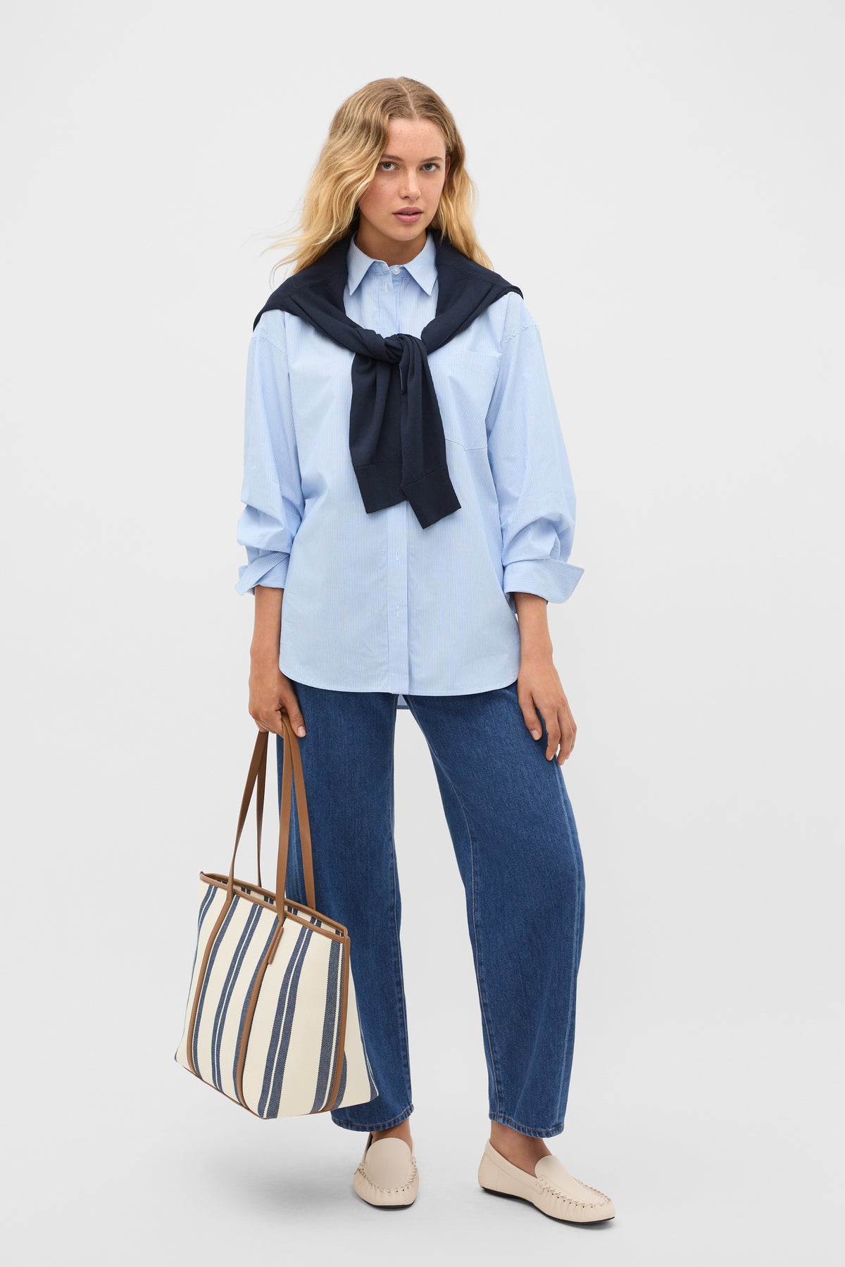 Poplin Stripe Shirt