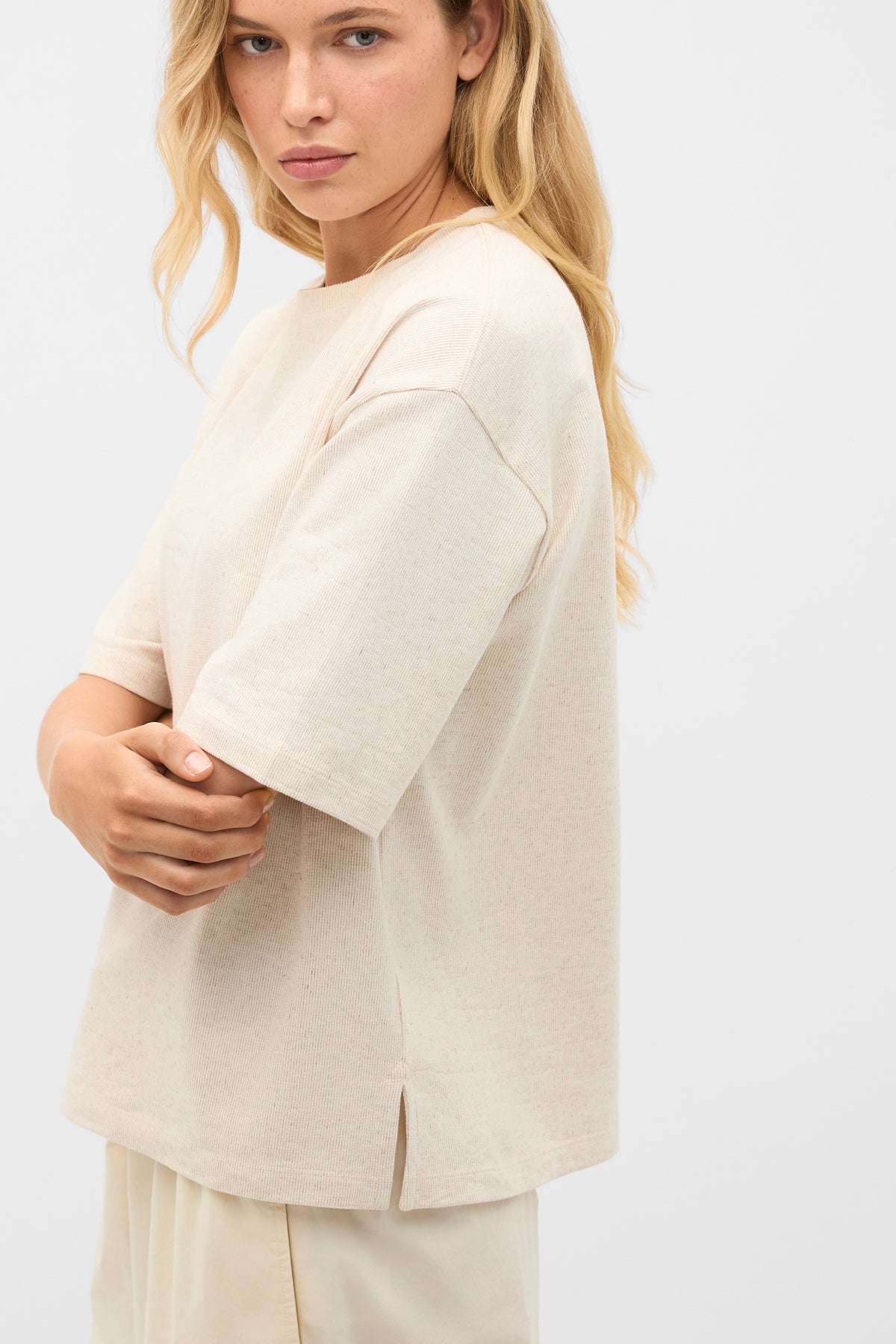 Rib Oversized Tee
