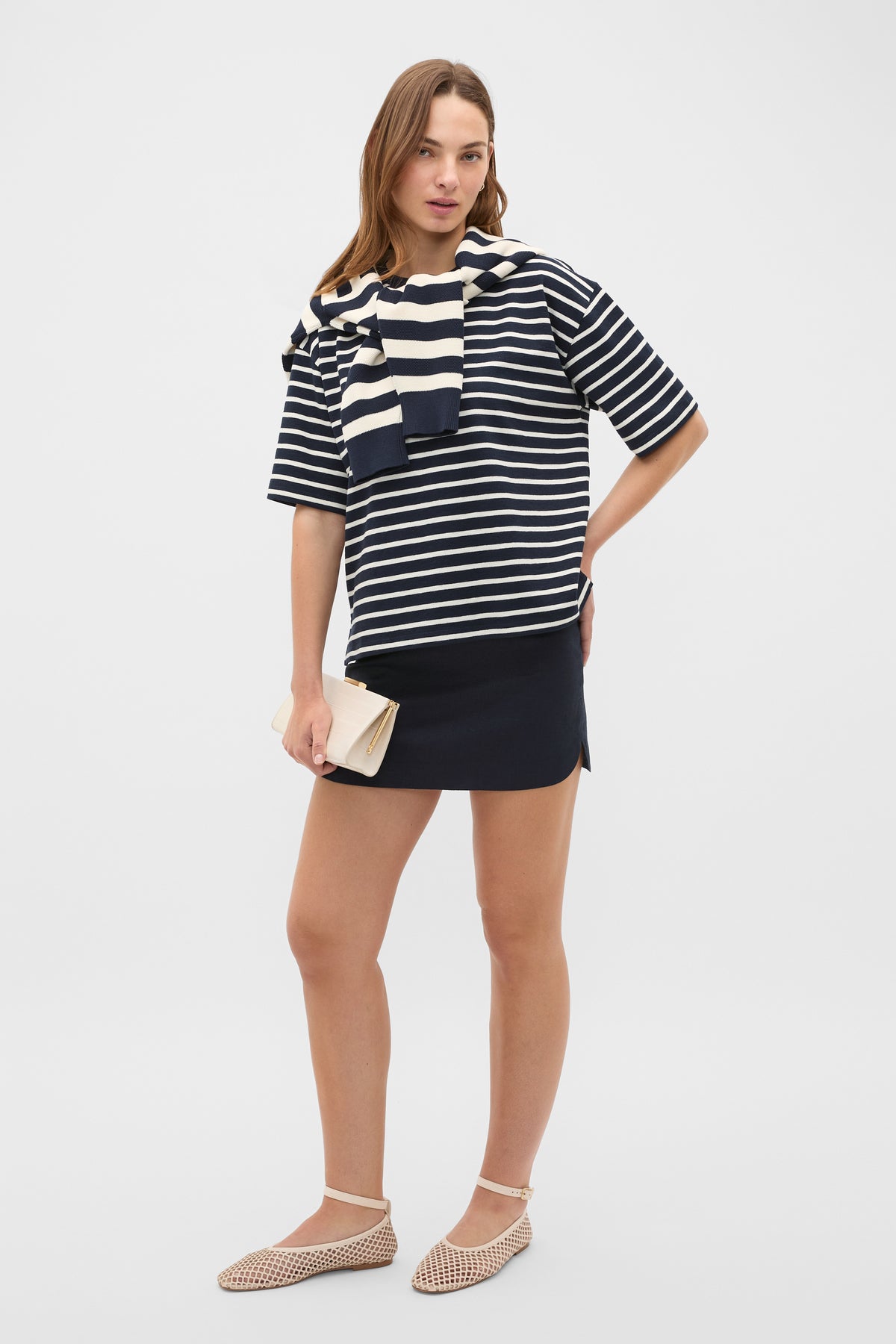Rib Oversized Tee