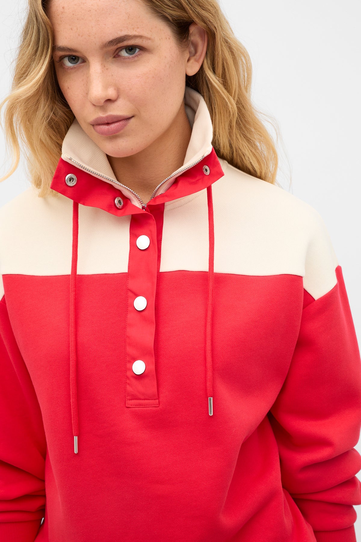 Brushed Terry Contrast Detail Sweat