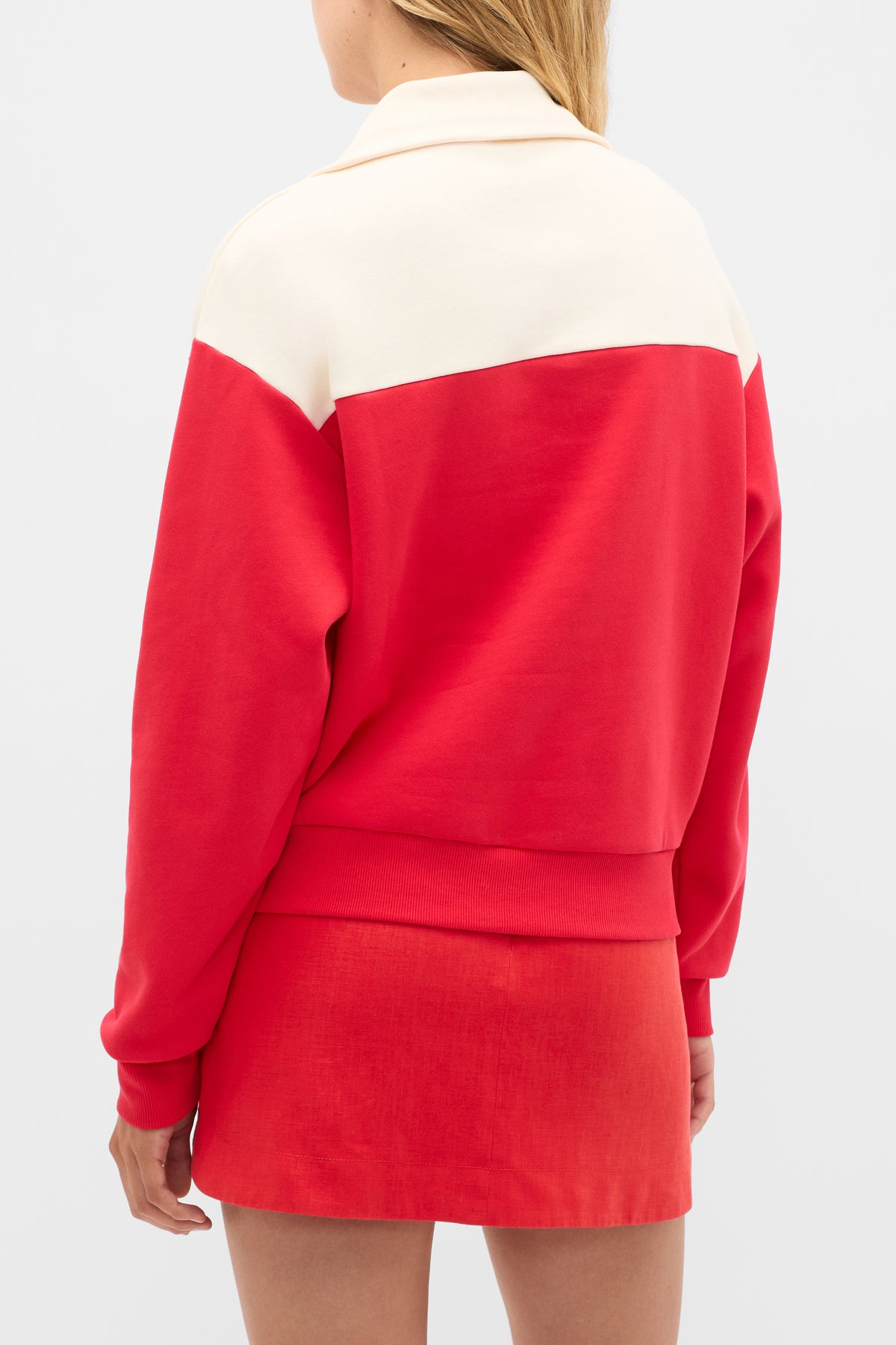 Brushed Terry Contrast Detail Sweat