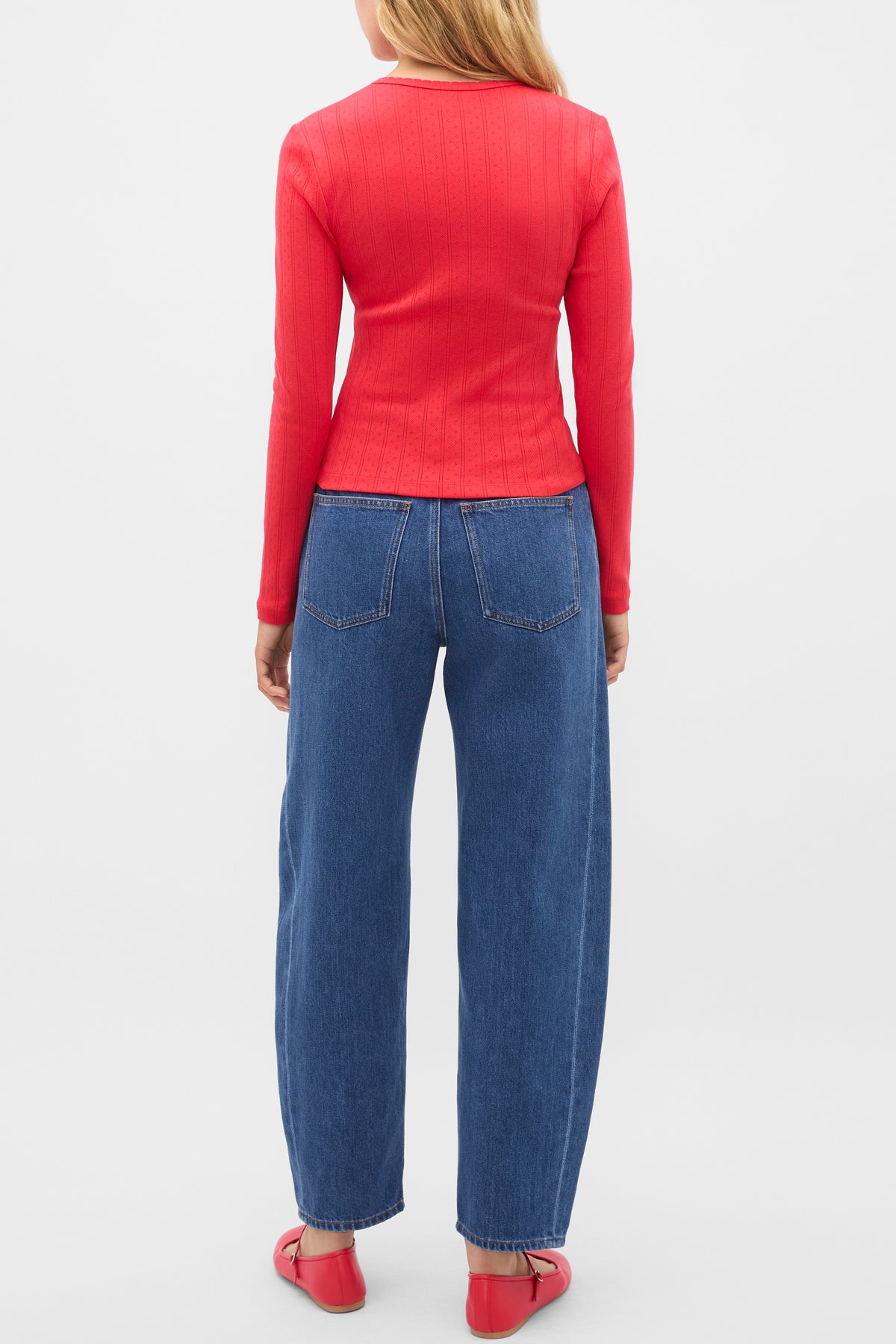 Pointelle Button Cardigan