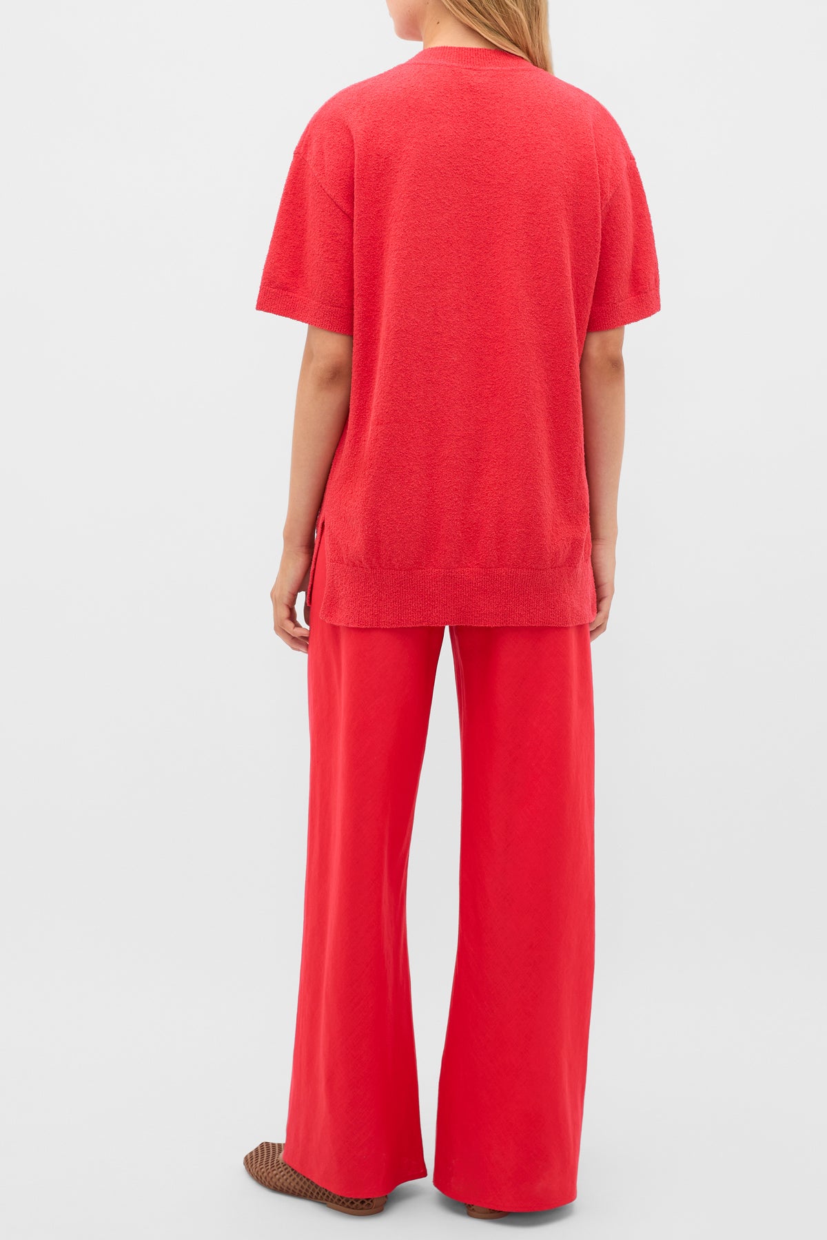Boucle Oversized Knit Tee