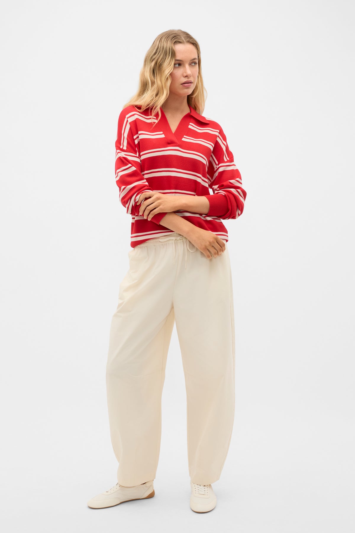 Relaxed Polo Knit