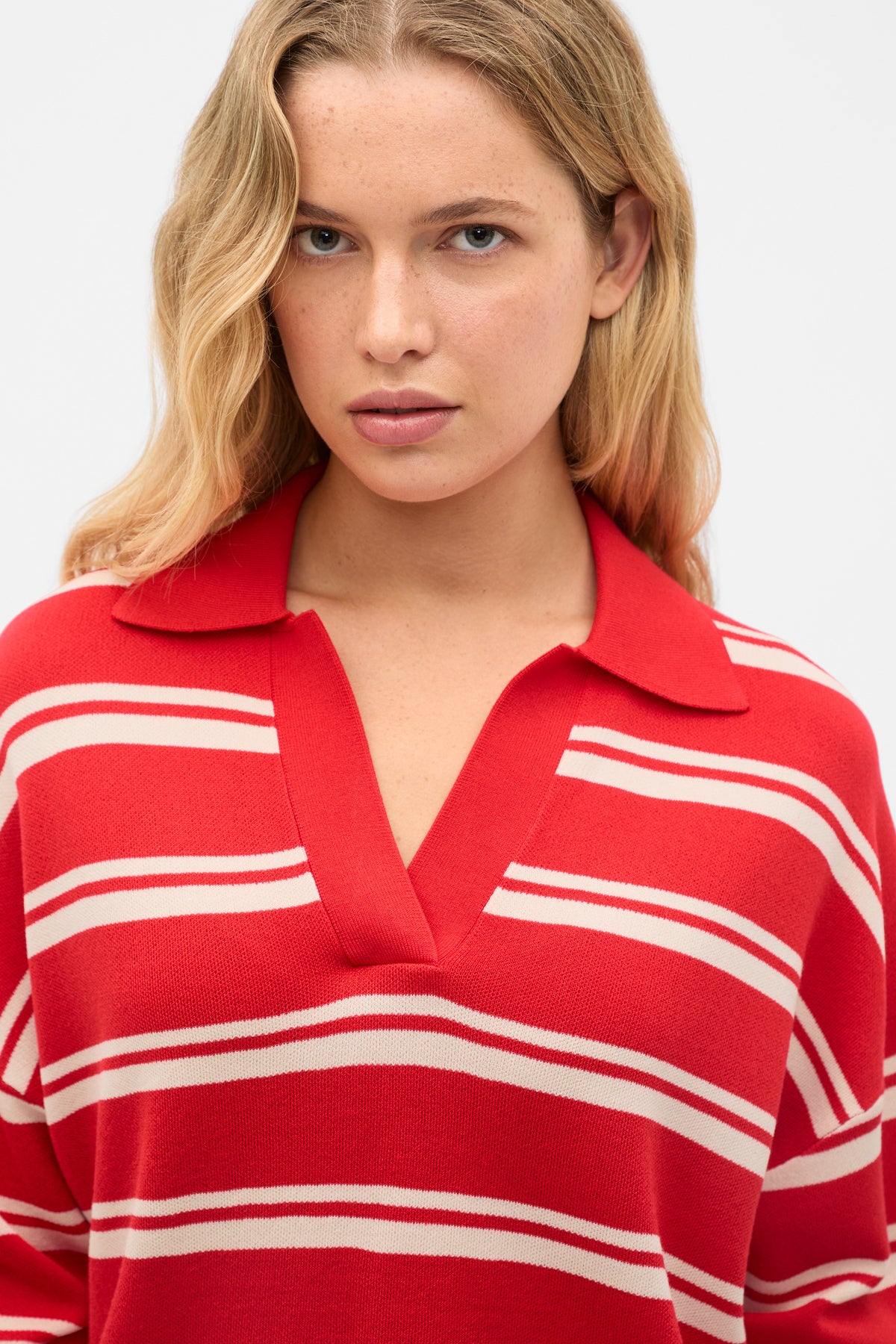 Relaxed Polo Knit