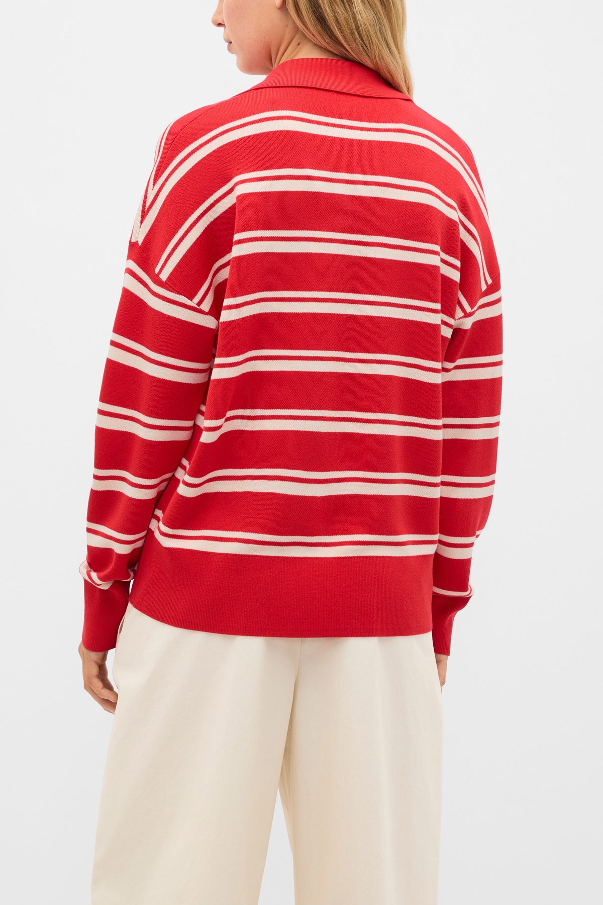 Relaxed Polo Knit