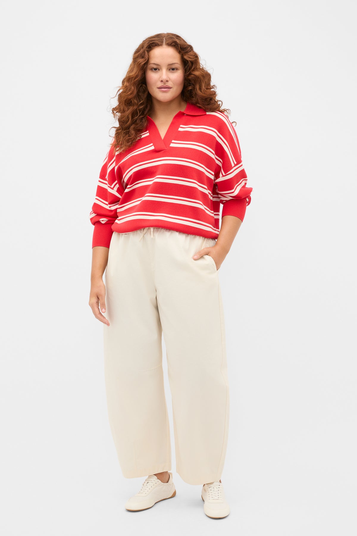 Relaxed Polo Knit