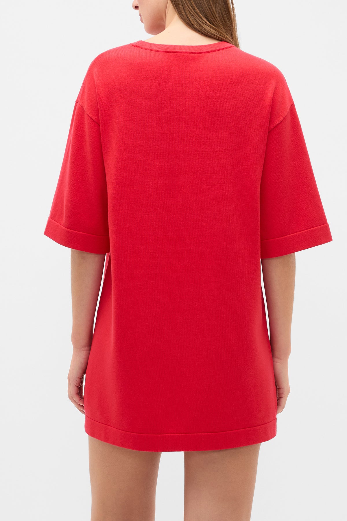 Knitted Relaxed Tee Dress