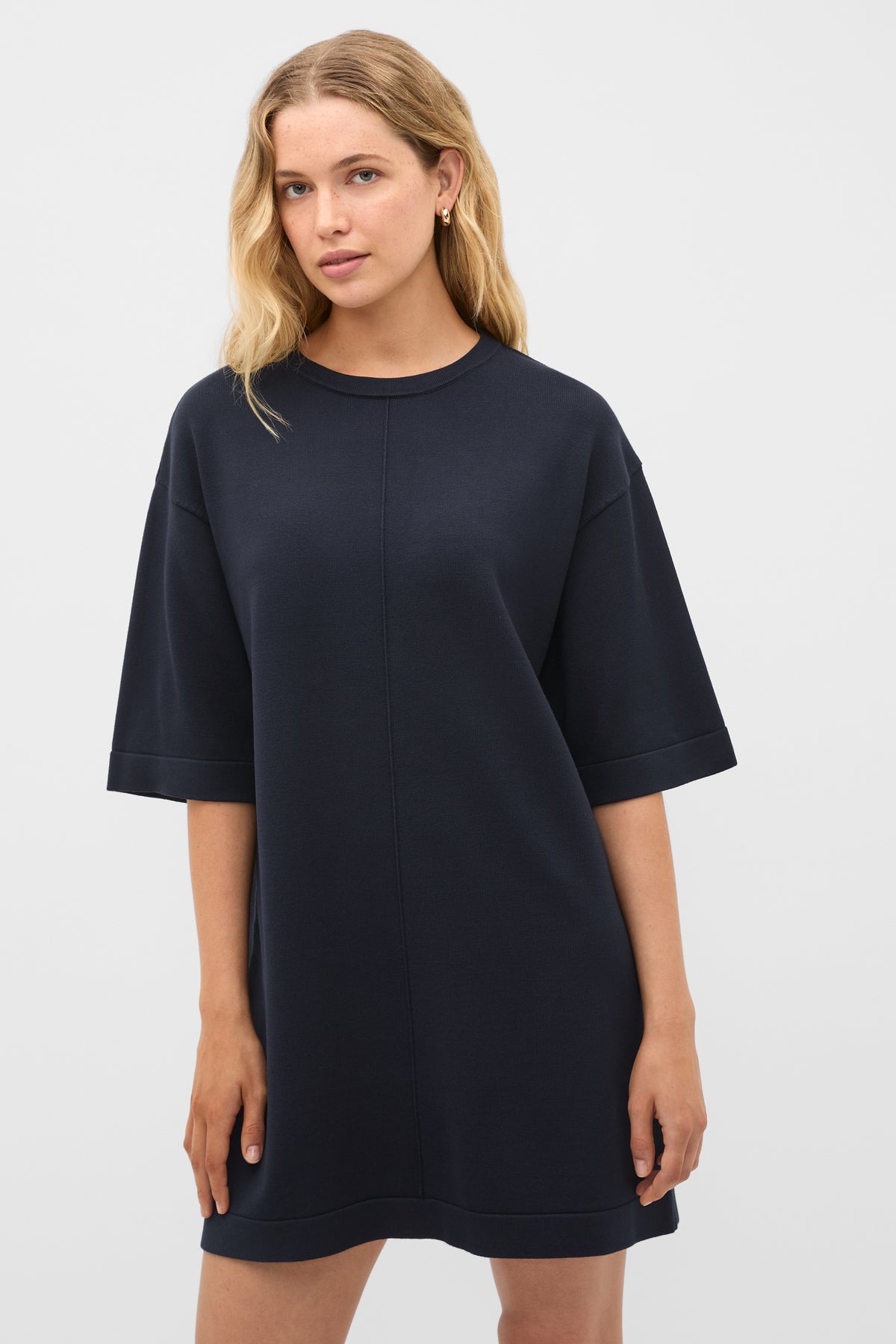 Knitted Relaxed Tee Dress