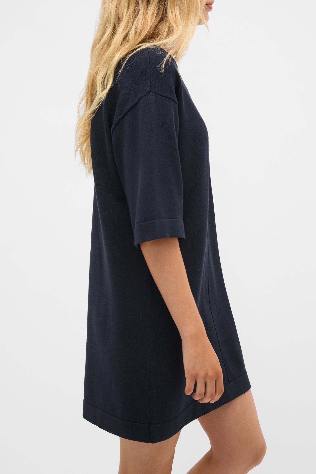 Knitted Relaxed Tee Dress