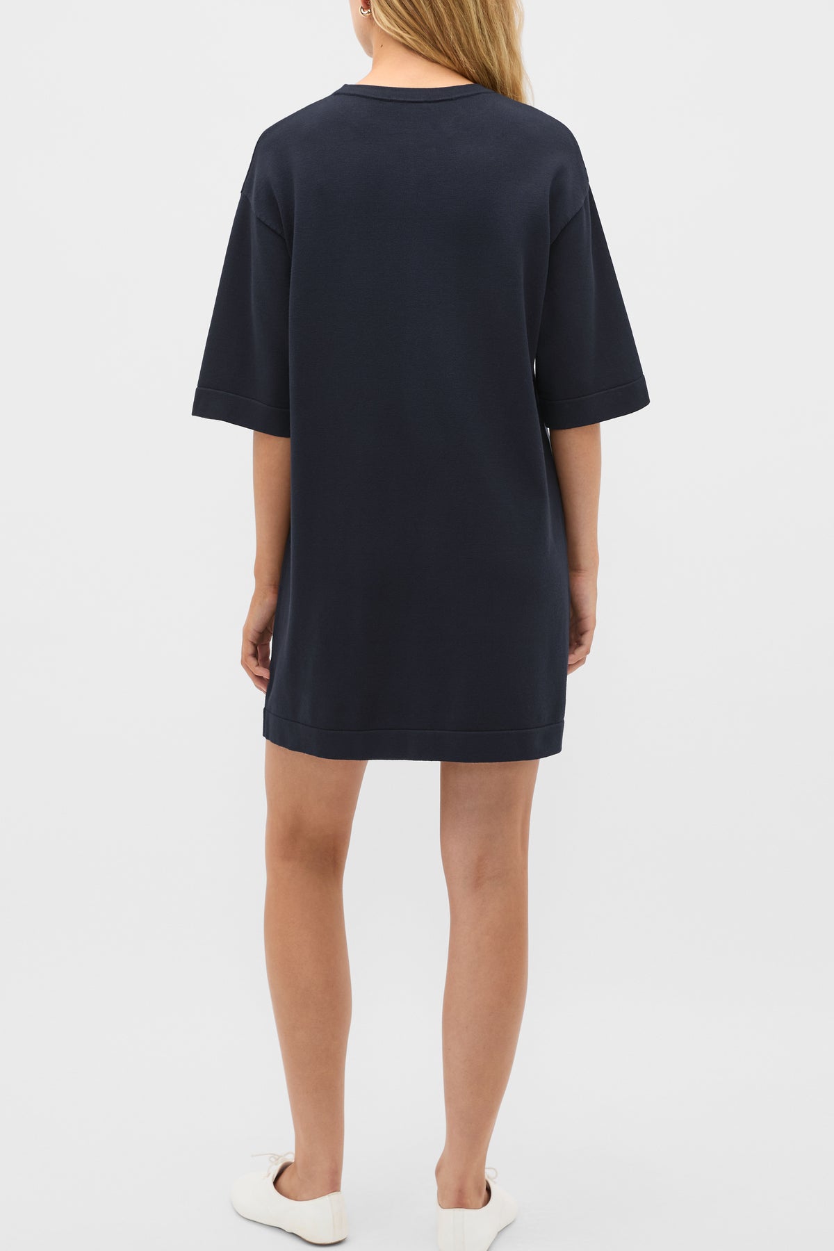 Knitted Relaxed Tee Dress