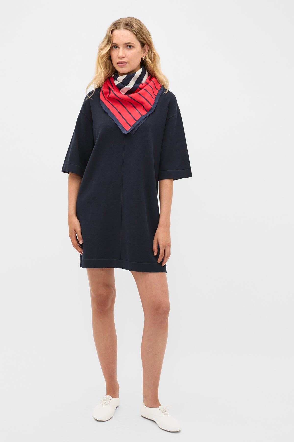 Knitted Relaxed Tee Dress