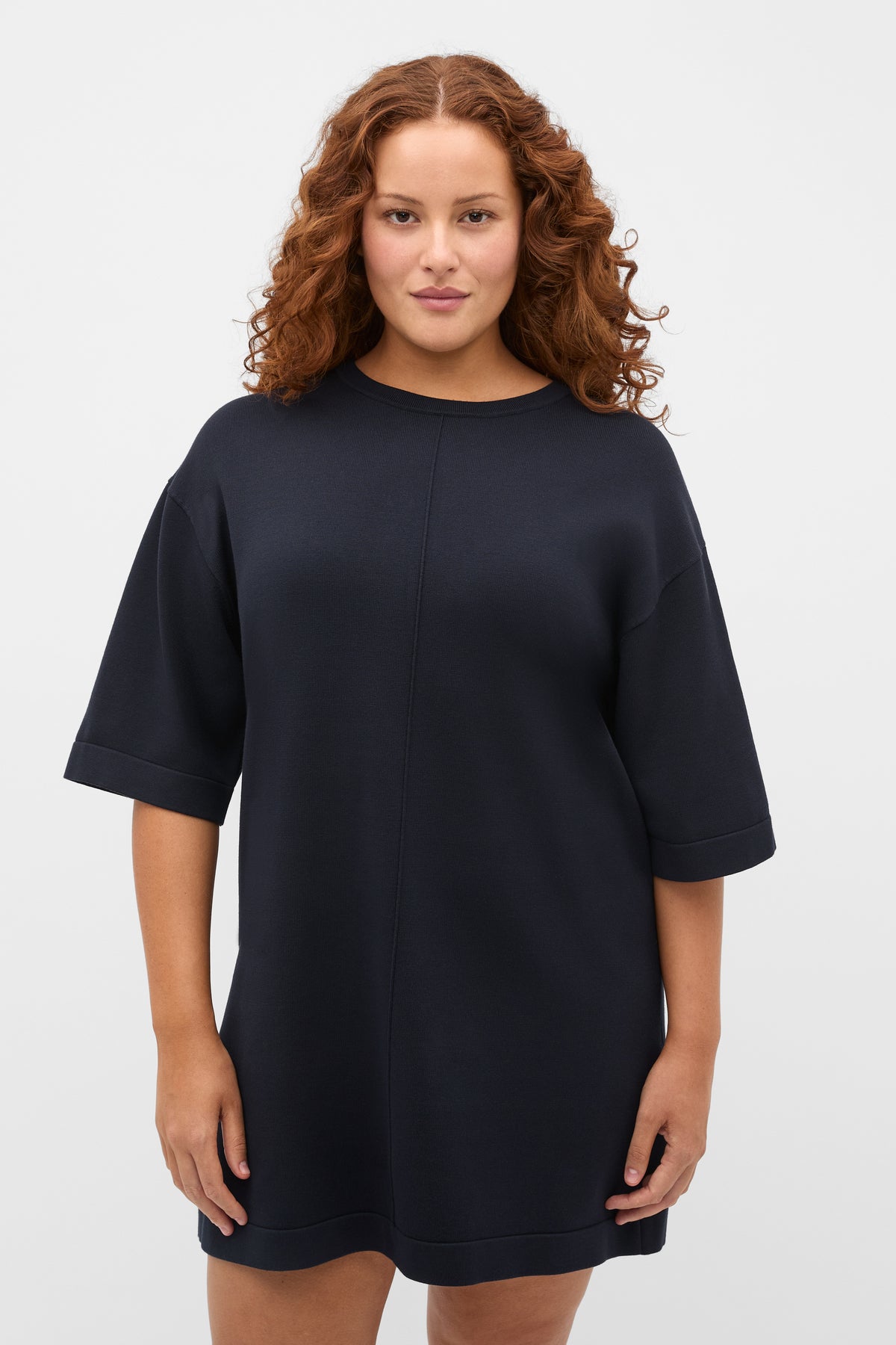 Knitted Relaxed Tee Dress