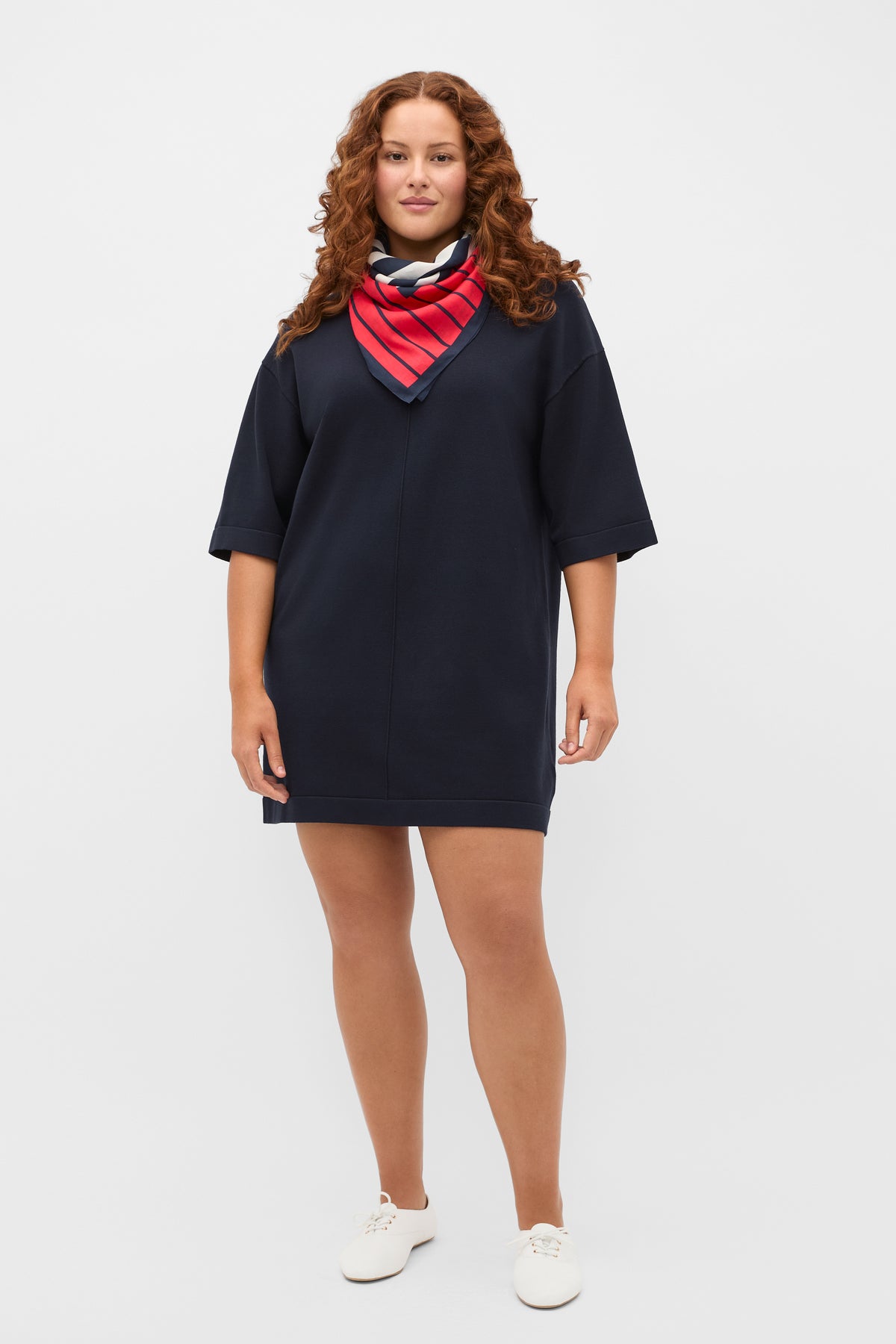 Knitted Relaxed Tee Dress