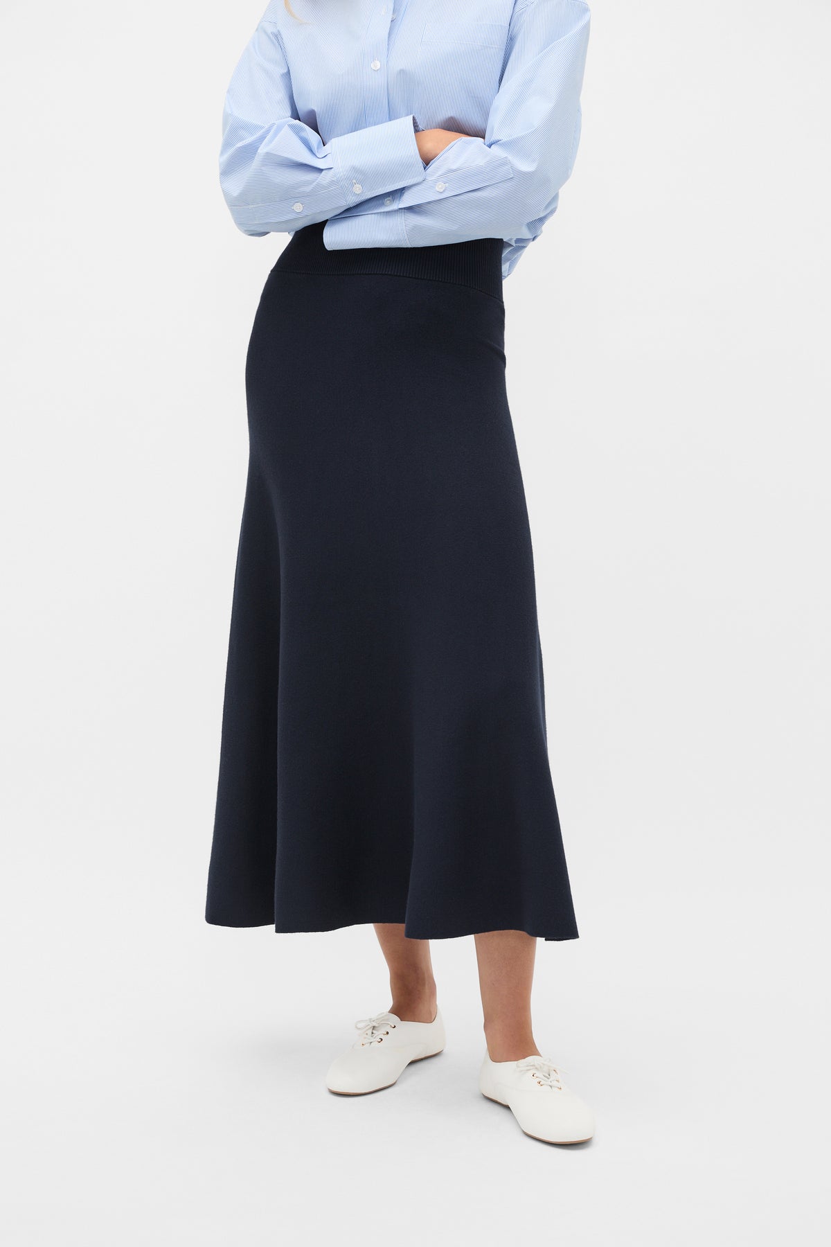 Double Knit Midi Skirt