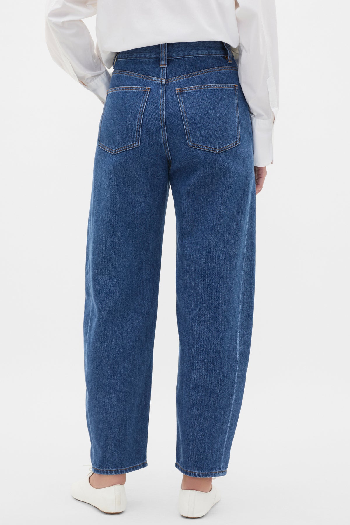 Barrel Leg Pocket Jean