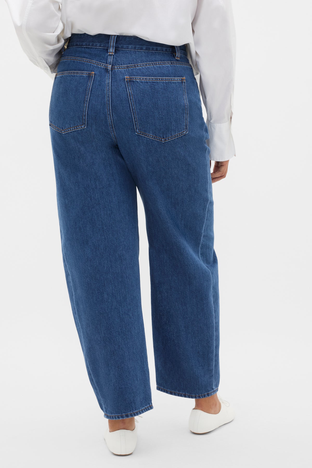 Barrel Leg Pocket Jean