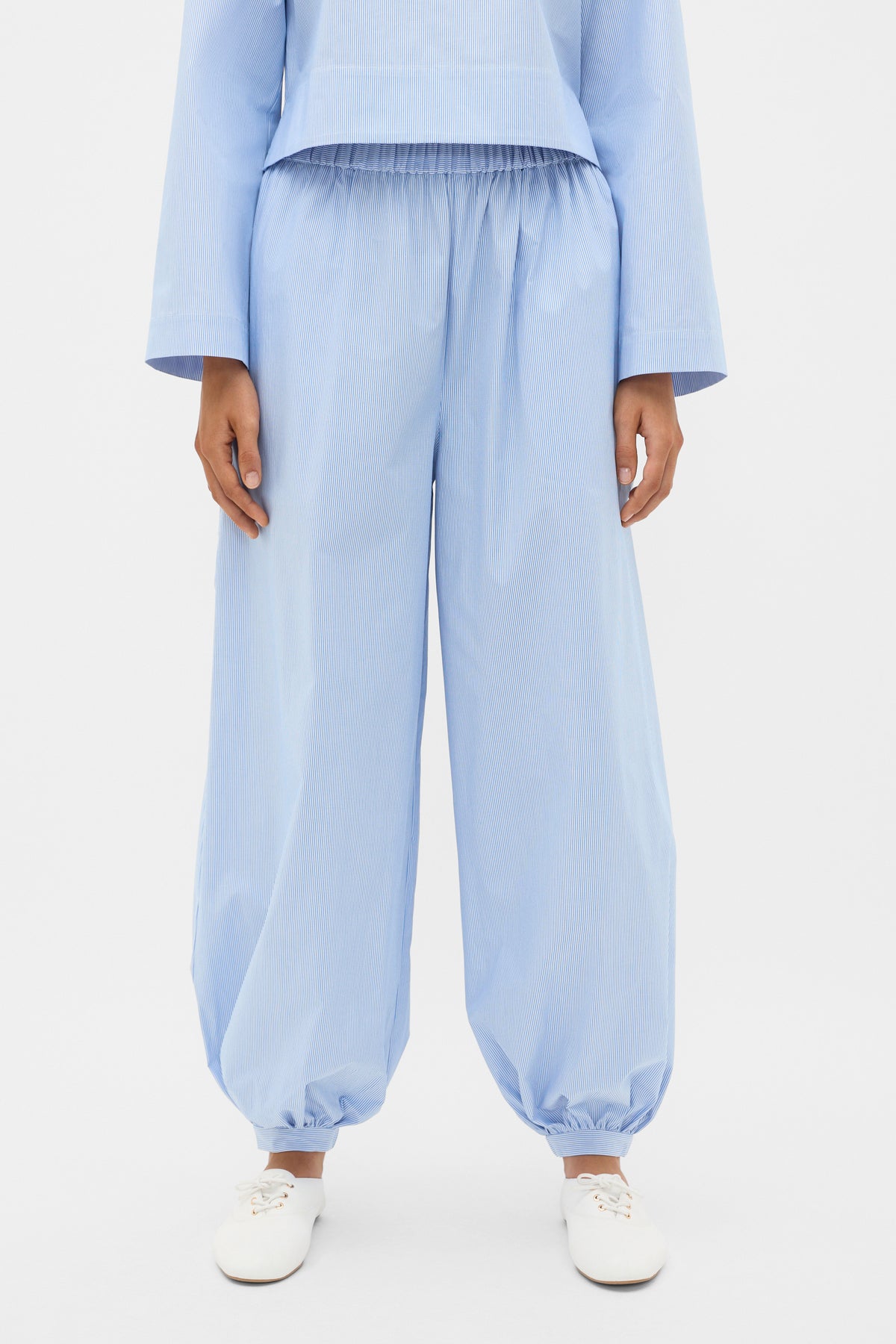 Poplin Stripe Pant