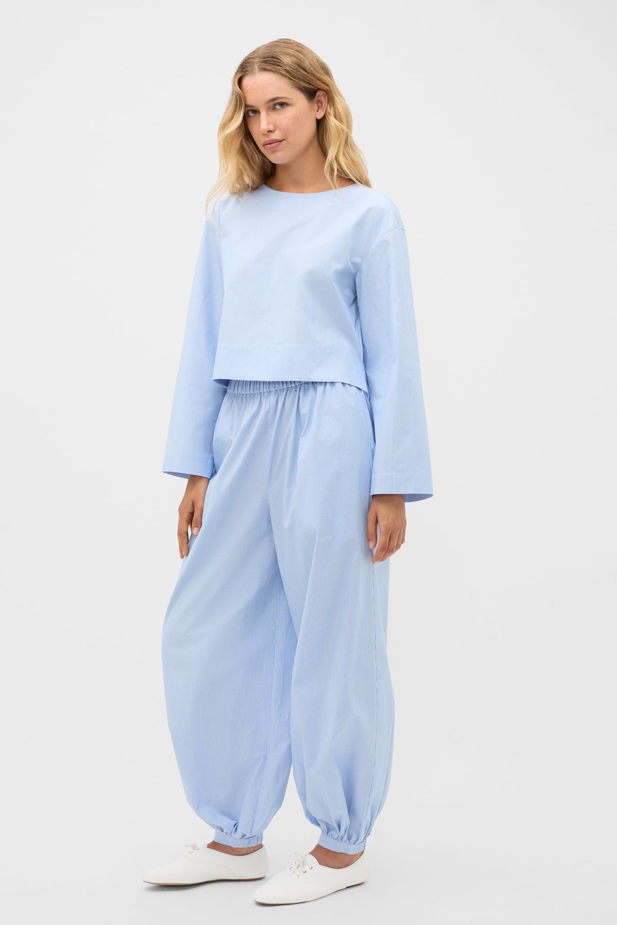 Poplin Stripe Pant