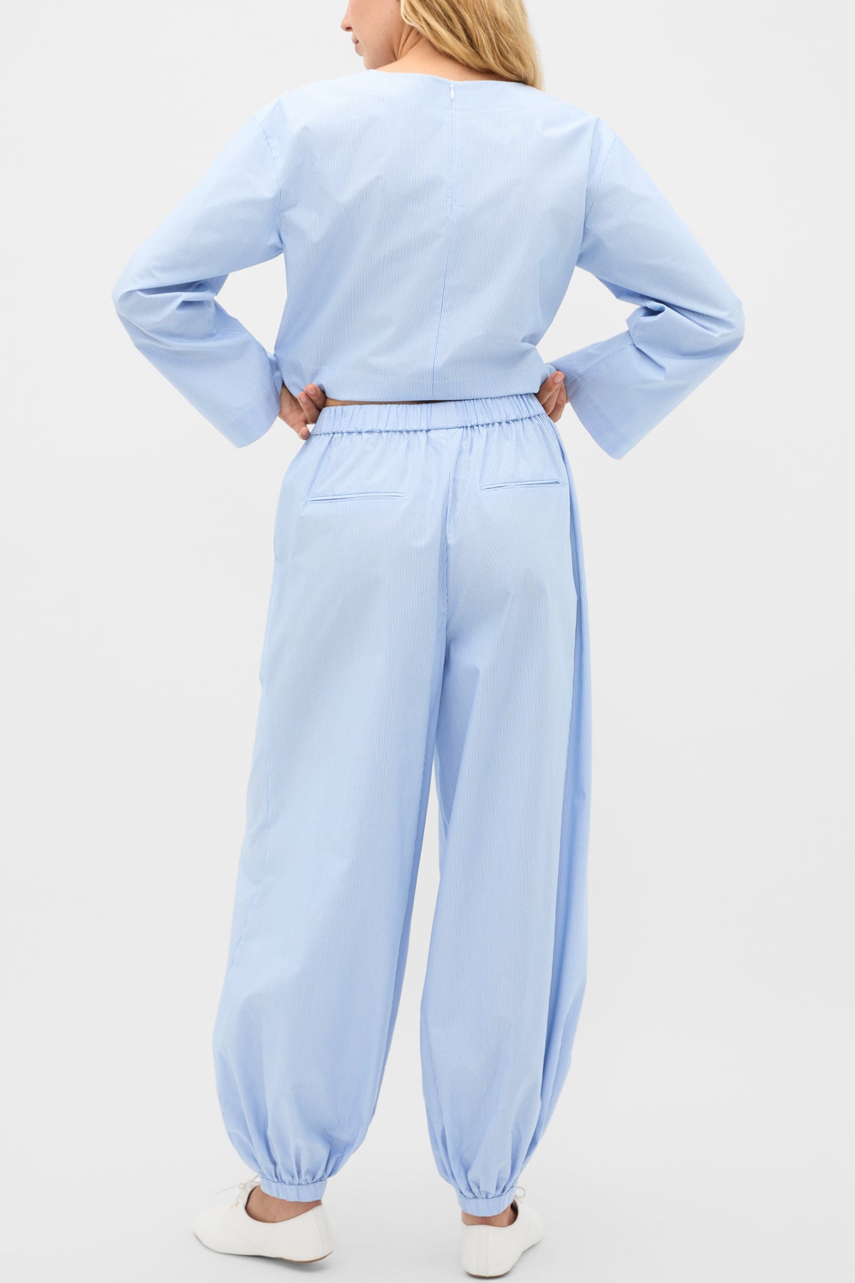 Poplin Stripe Pant