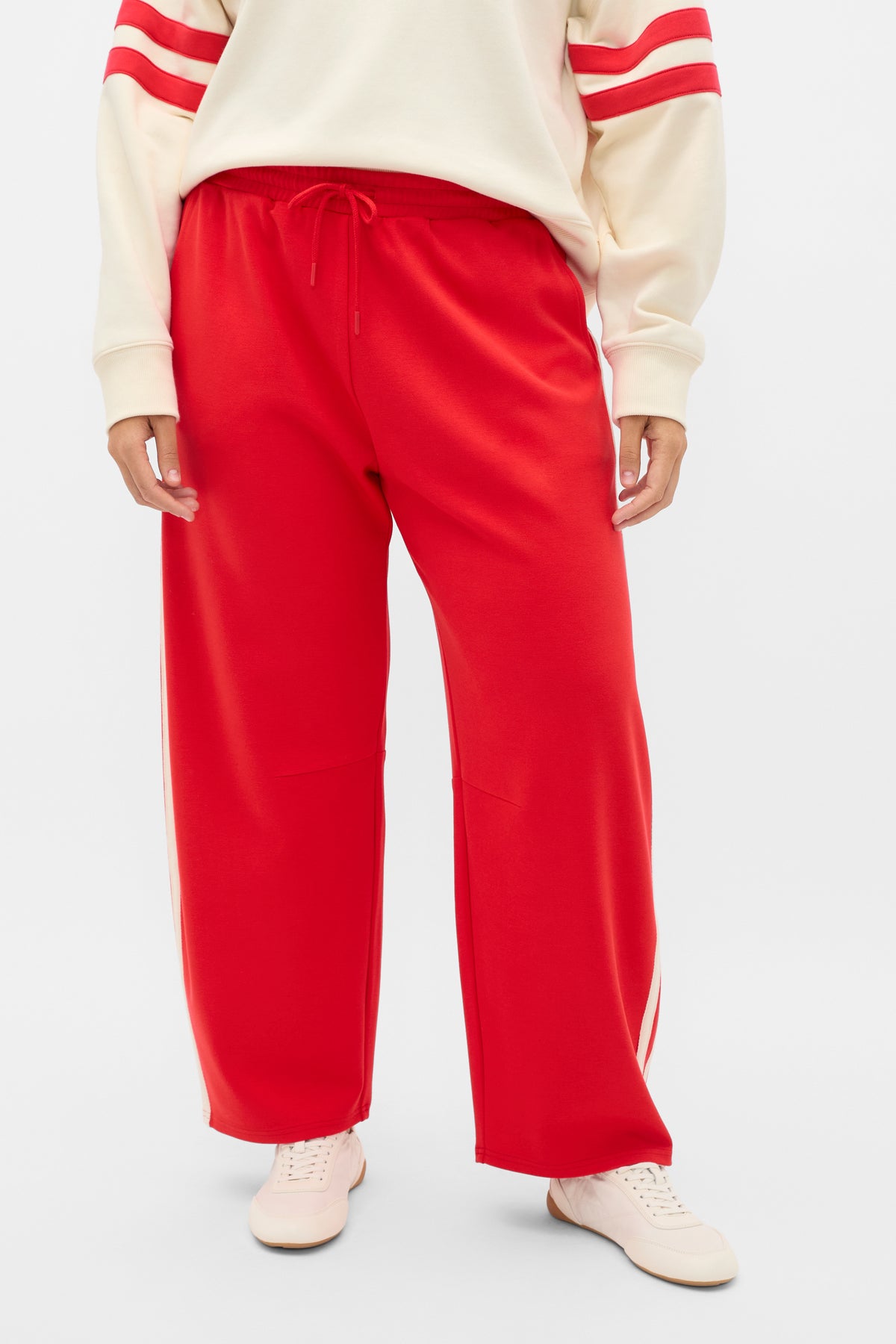 Side Stripe Barrel Leg Pant