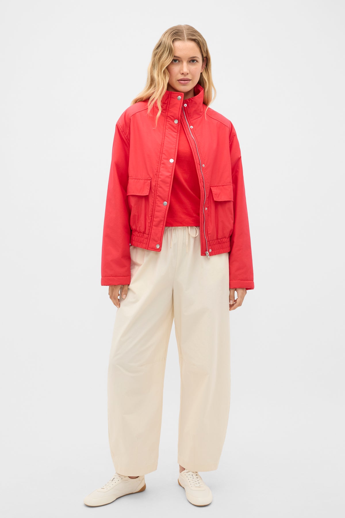 Relaxed Bomber Jacket