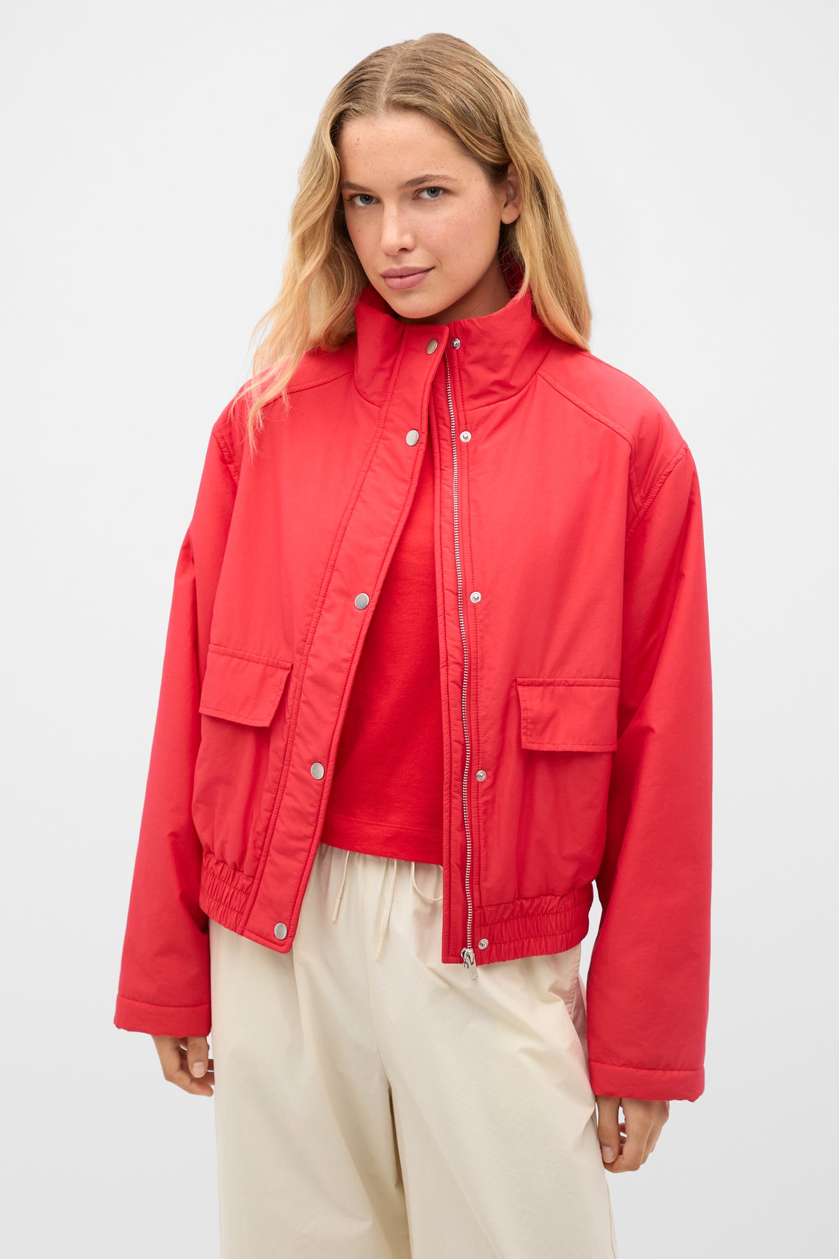 Relaxed Bomber Jacket