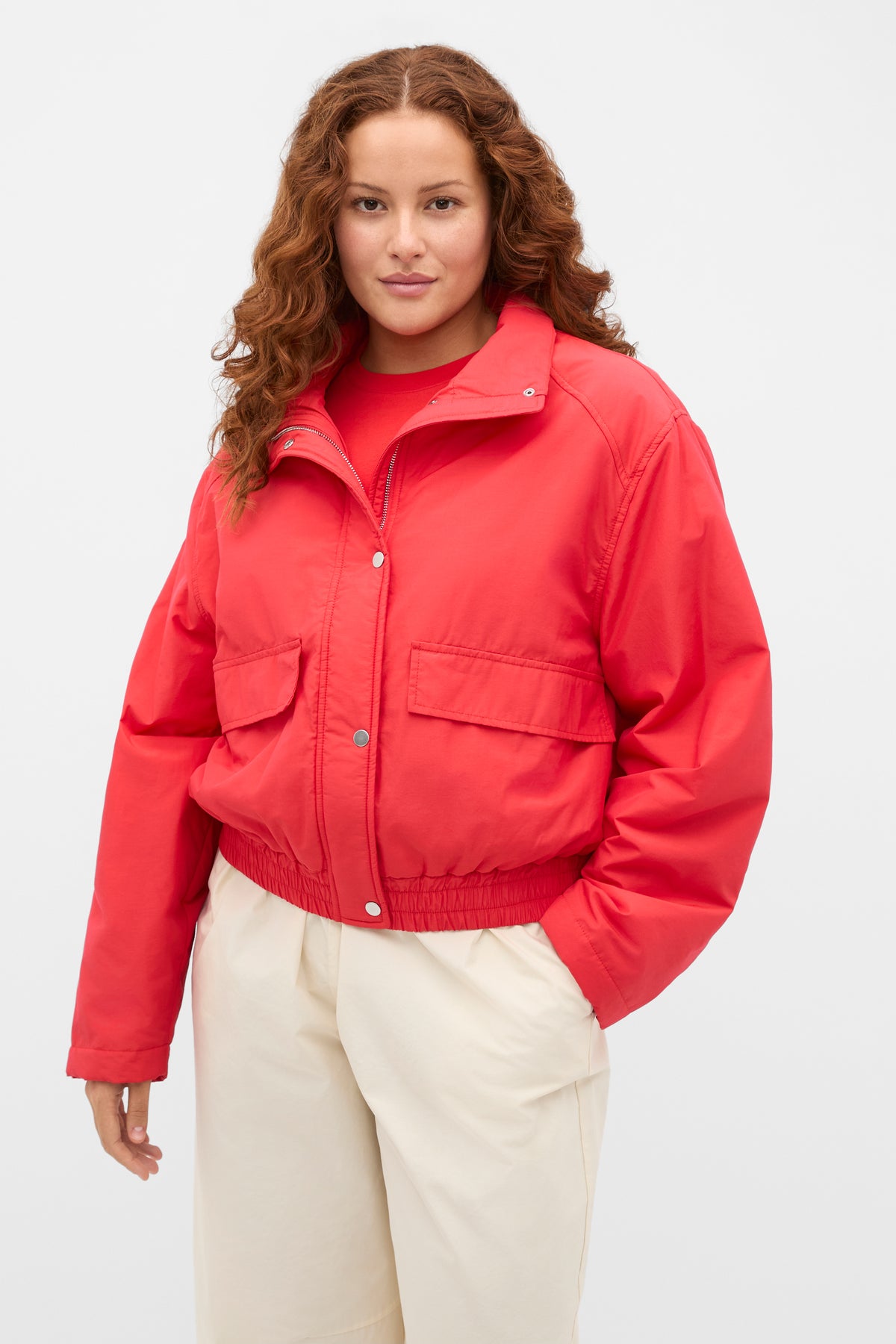 Relaxed Bomber Jacket