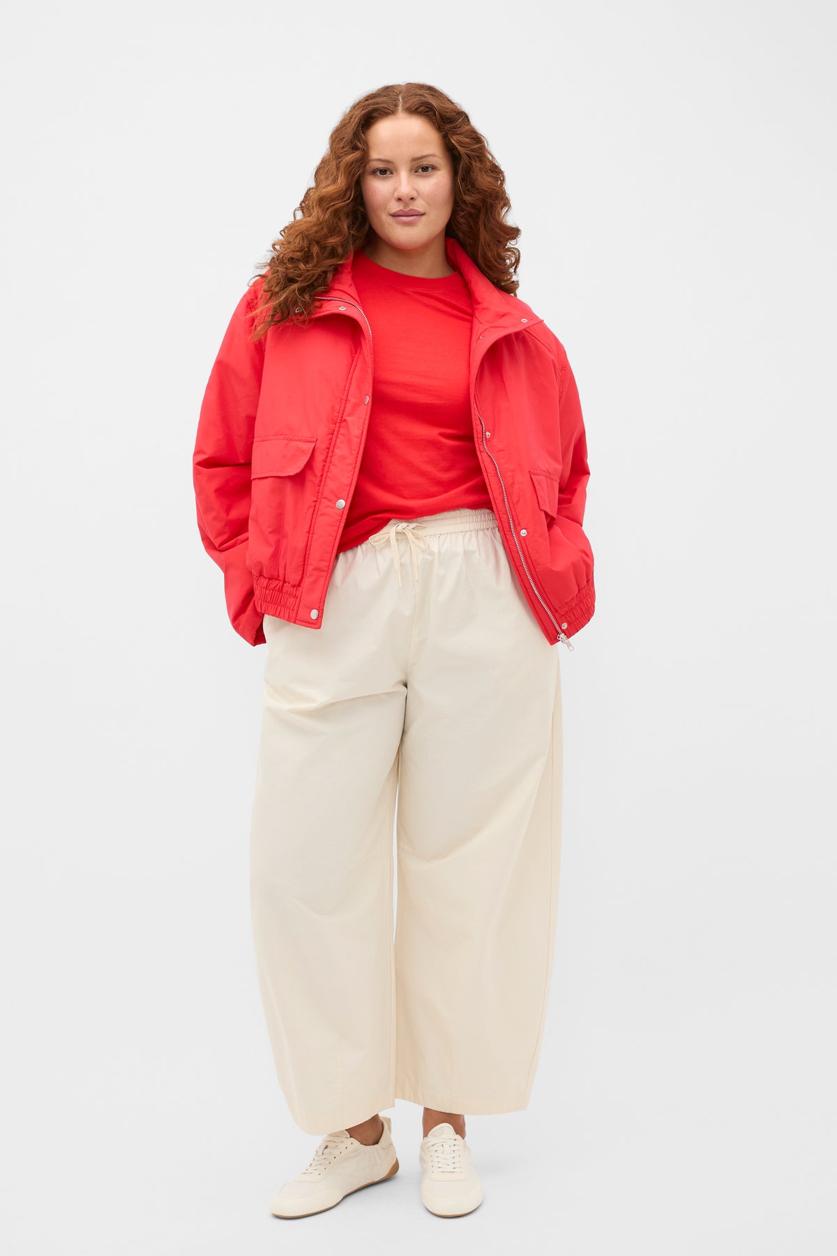 Relaxed Bomber Jacket