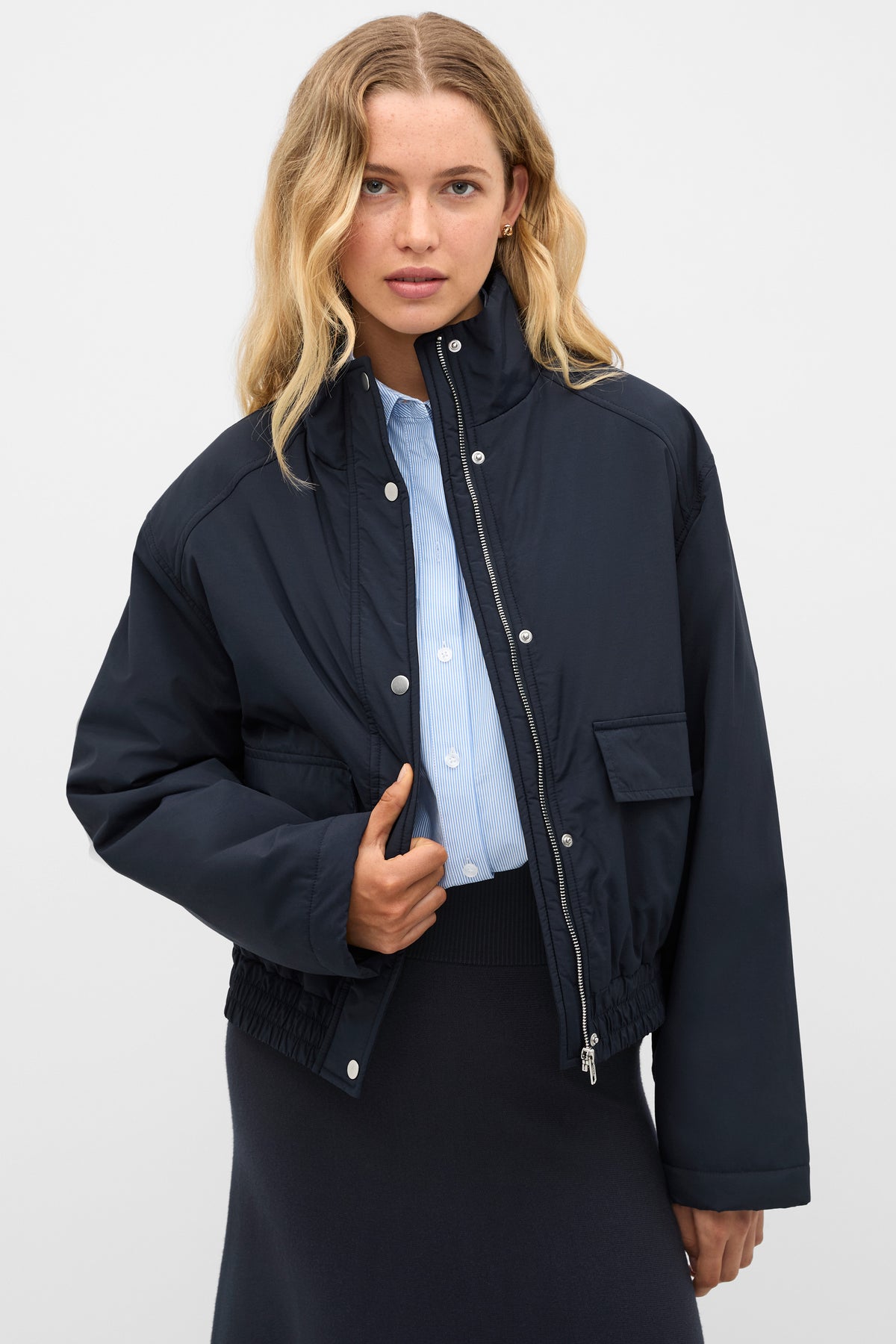 Relaxed Bomber Jacket